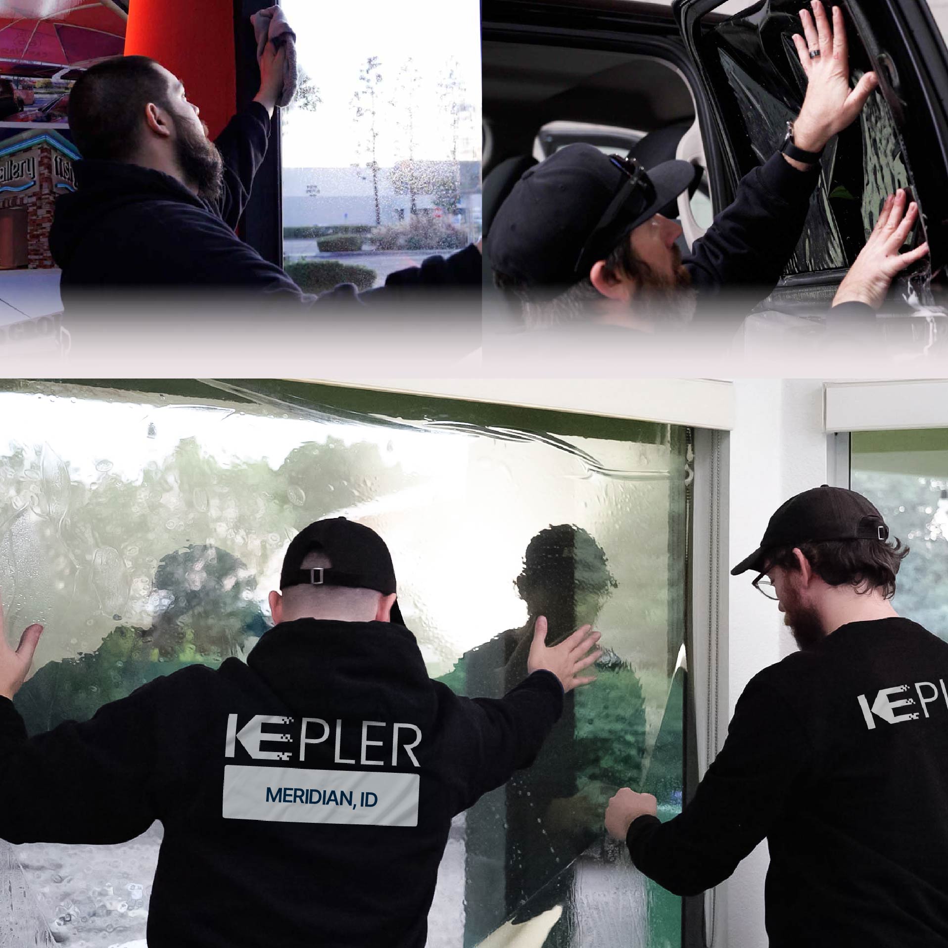 Kepler Specialist Performing Commercial Window Tinting in Meridian Meridian