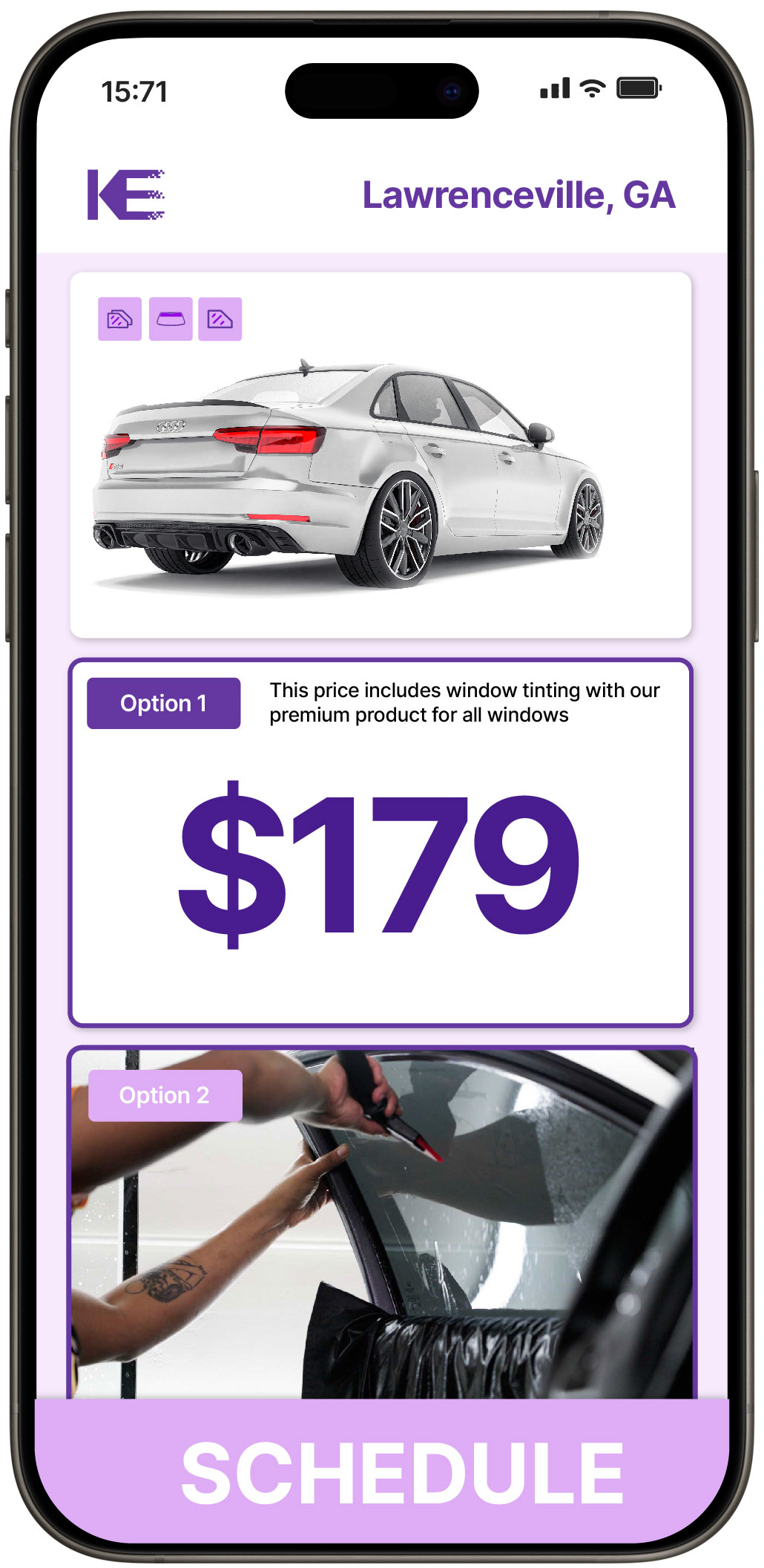 View Affordable Car Window Tinting Prices in Lawrenceville, Georgia