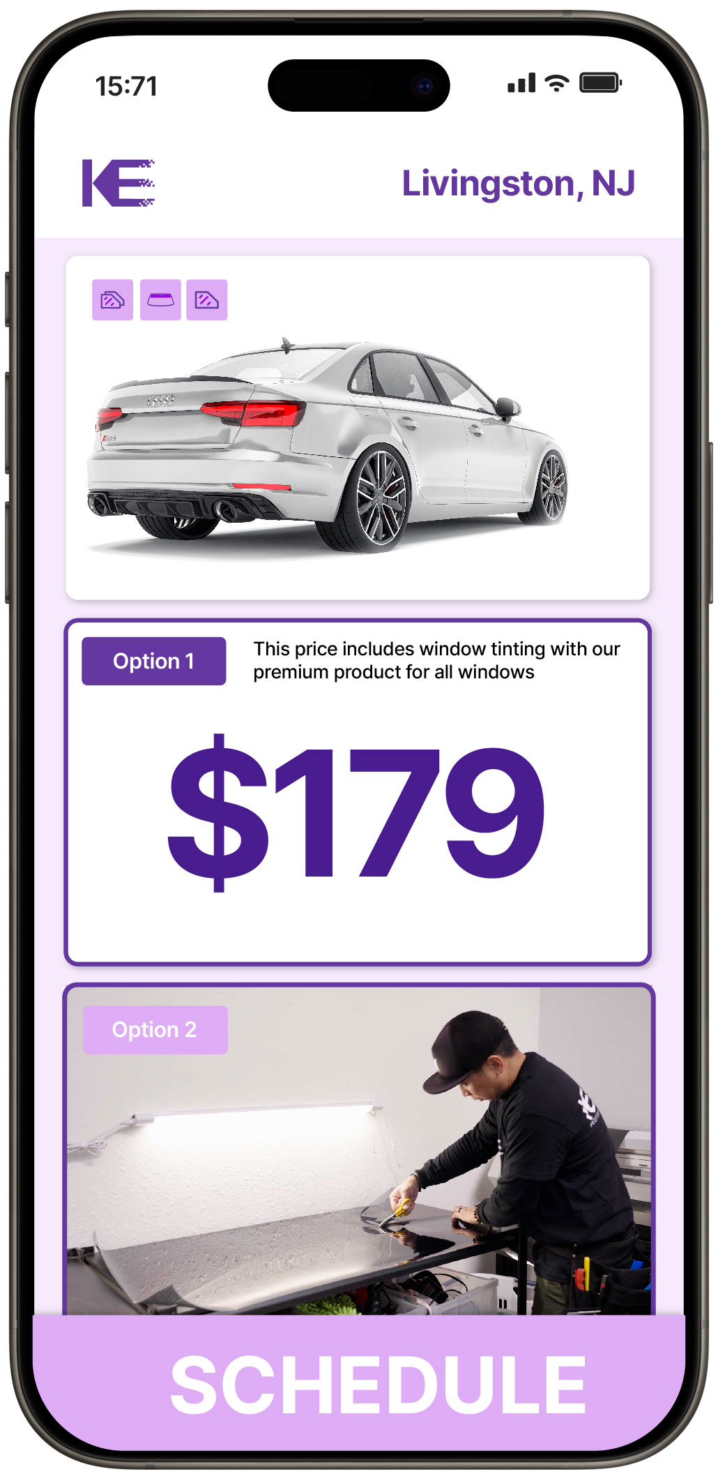 View Reasonable Car Window Tinting Costs in Livingston, New Jersey