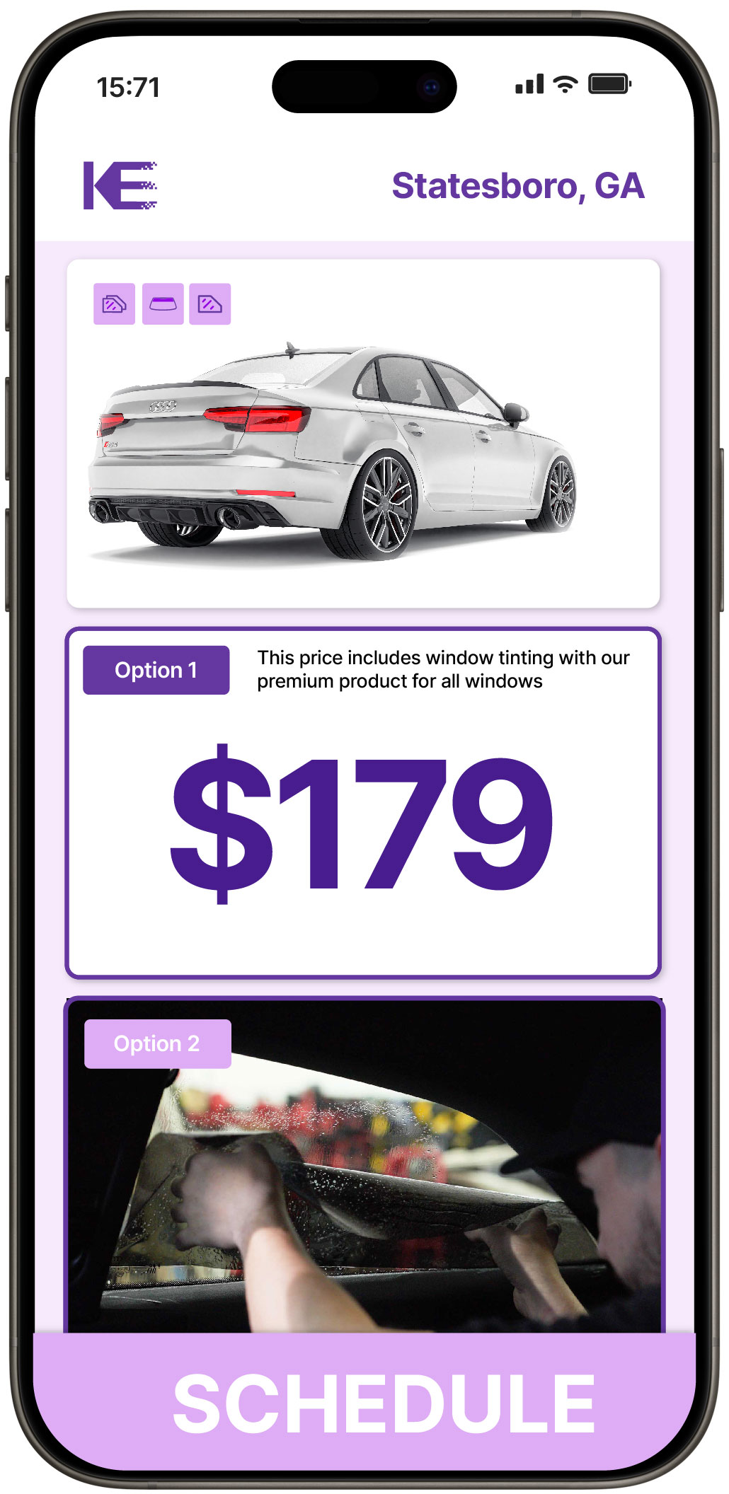 View Affordable Car Window Tinting Prices in Statesboro, Georgia