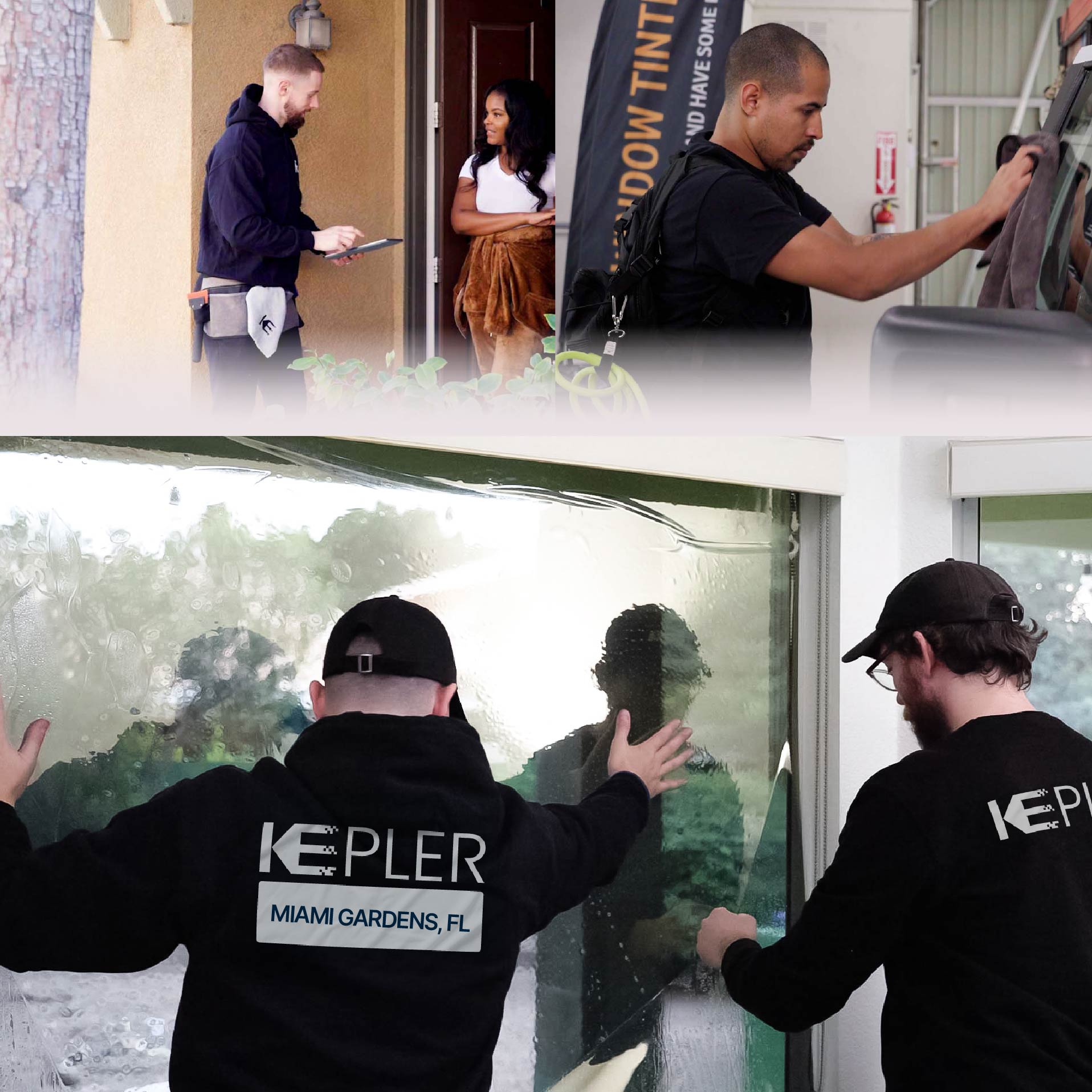 Kepler Specialist Performing Commercial Window Tinting in Miami Gardens Miami Gardens