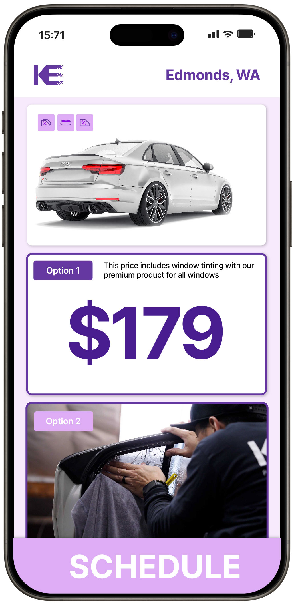 View Affordable Car Window Tinting Prices in Edmonds, Washington