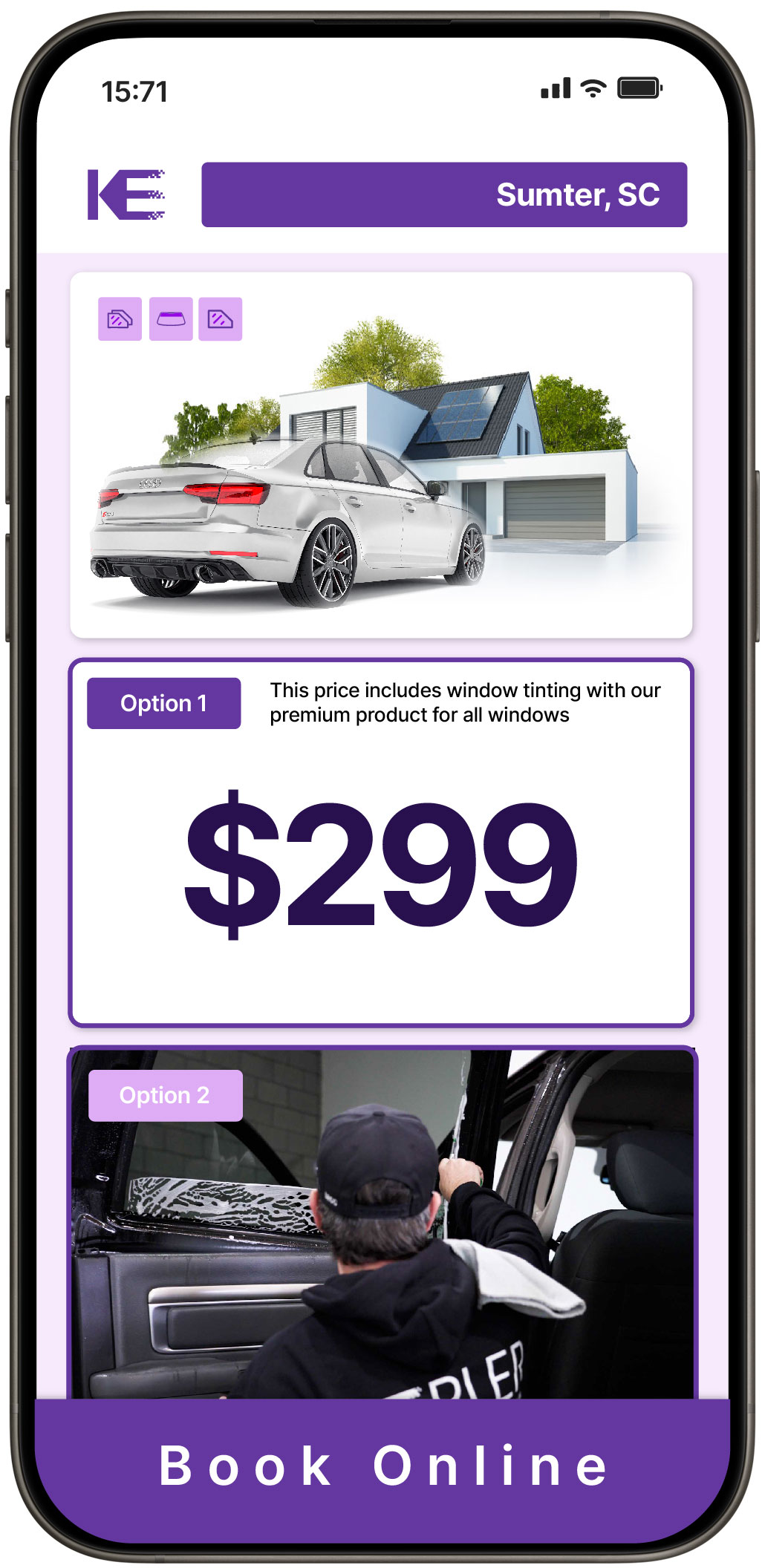 View Competitive Window Tinting Prices in Sumter, South Carolina
