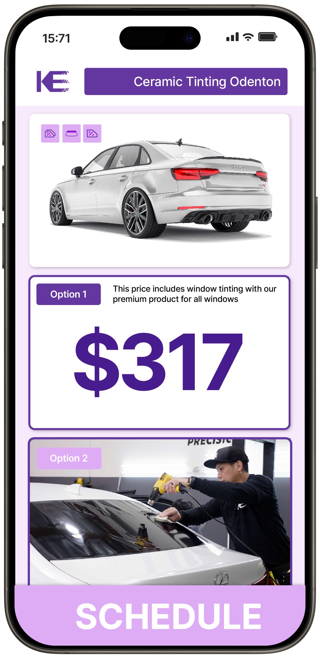 View Competitive Ceramic Window Tinting Rates in Odenton, Maryland