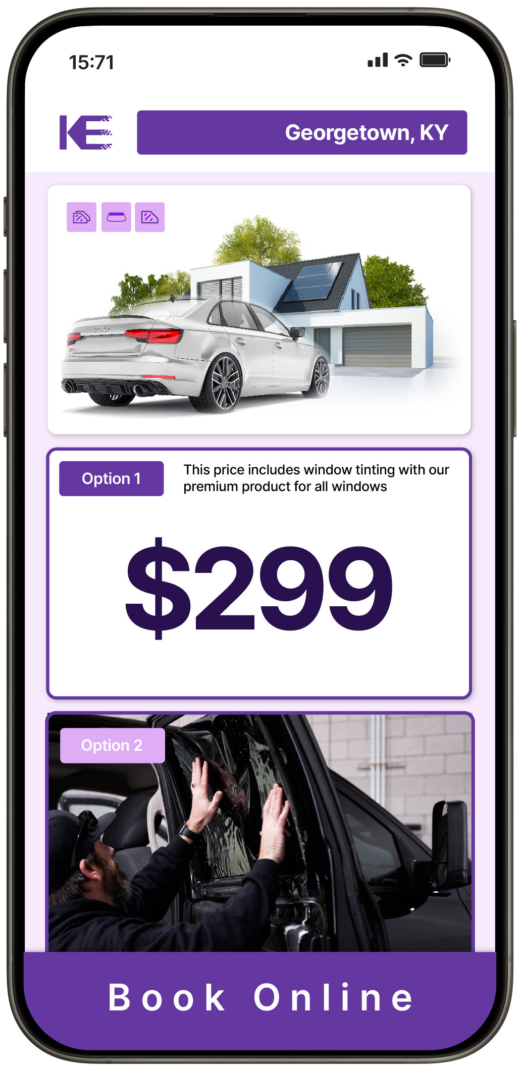 View Reasonable Tesla Window Tinting Costs in Burlington, Kentucky