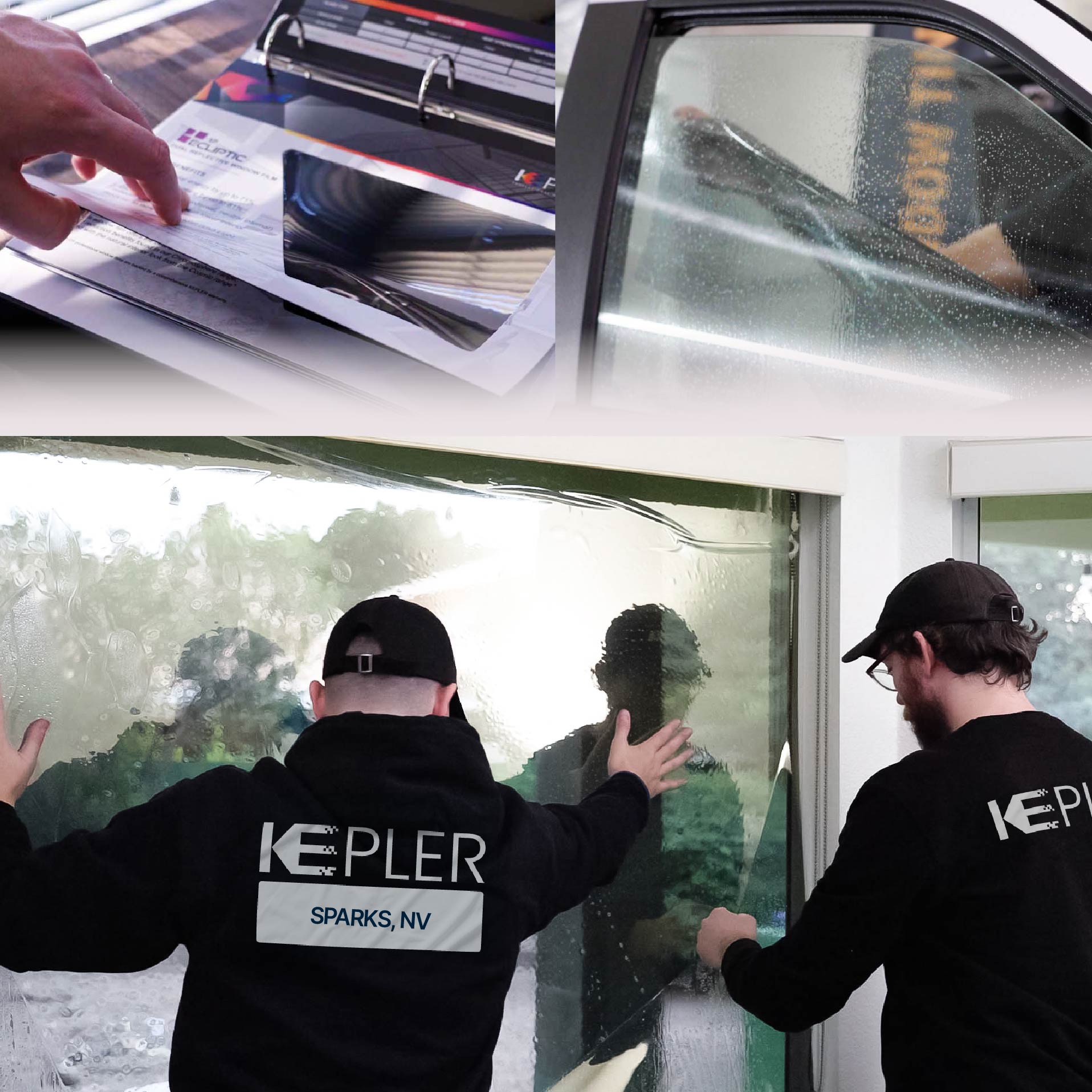 Kepler Specialist Performing Commercial Window Tinting in Sparks Sparks
