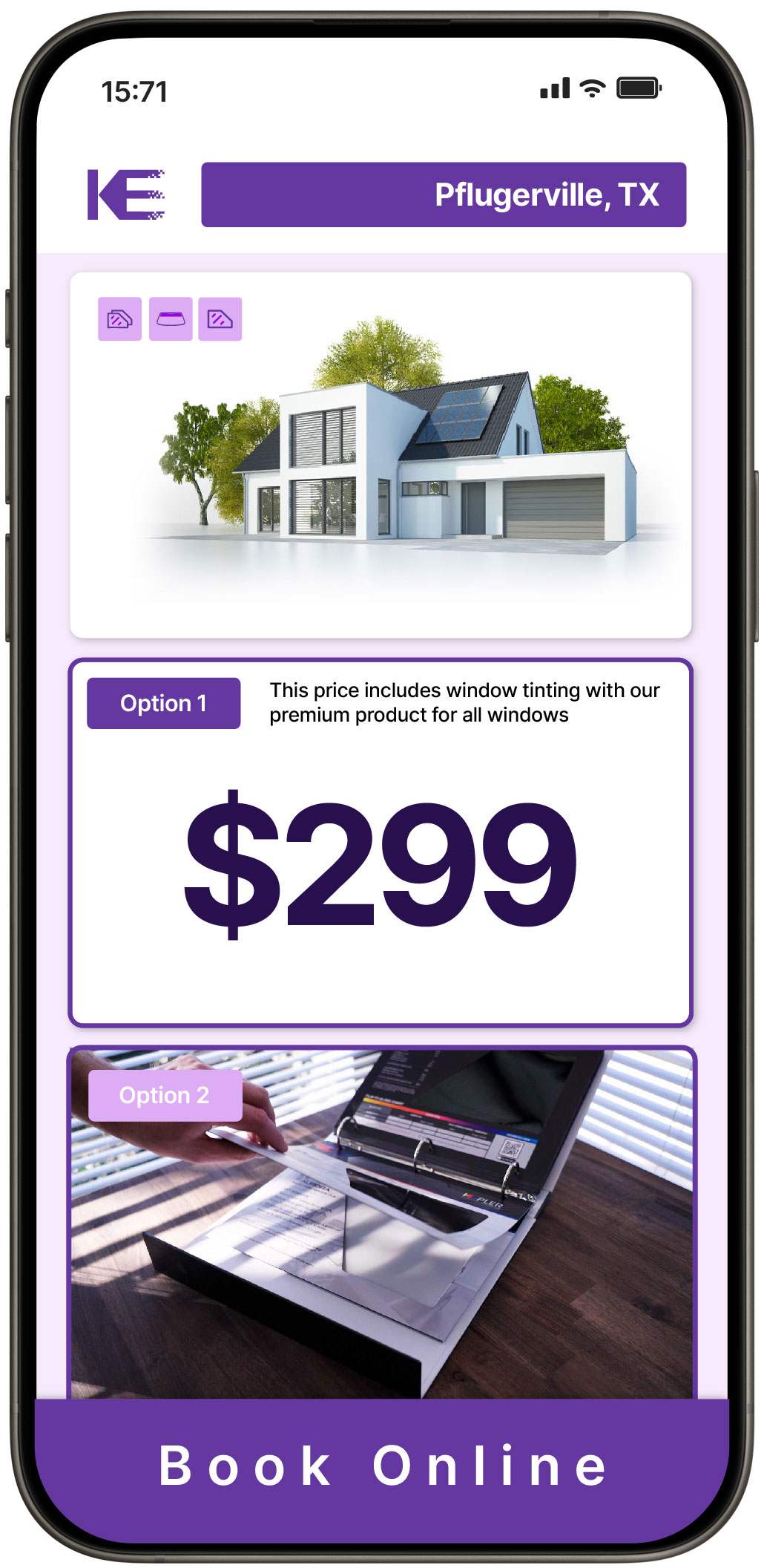 View Competitive Home Window Tinting Rates in Pflugerville, Texas