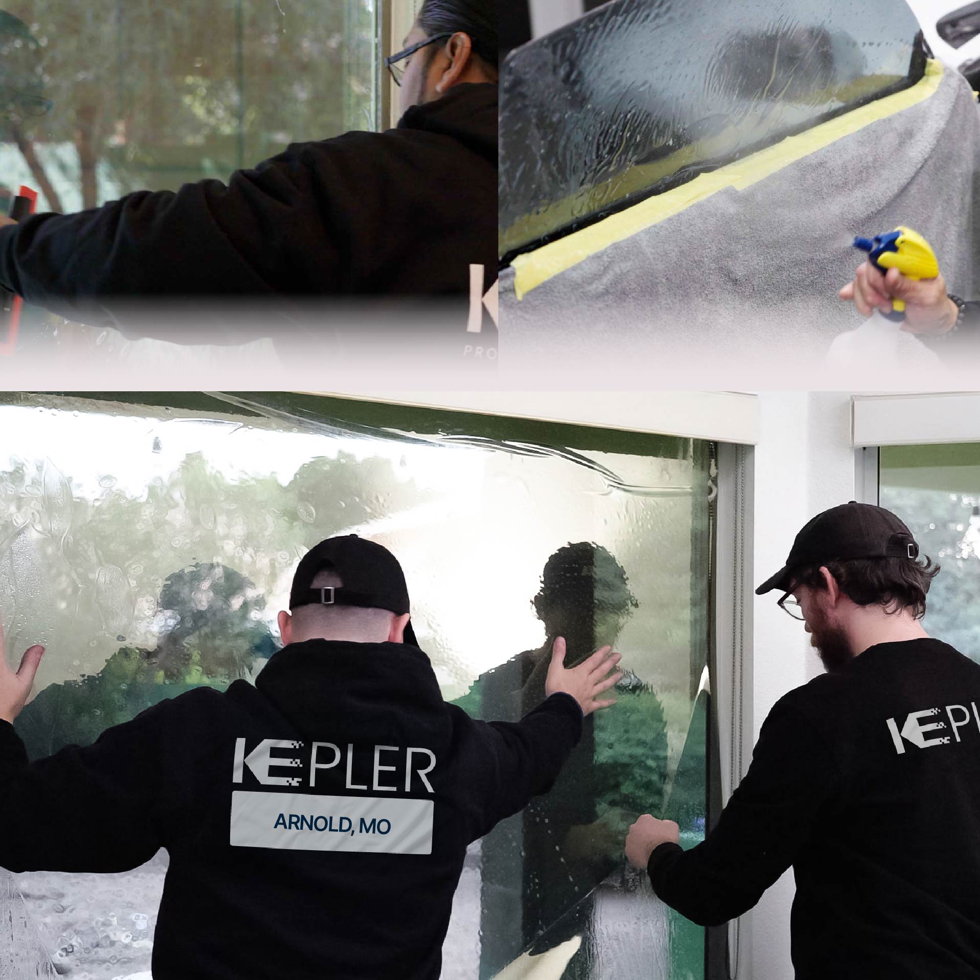 Kepler Specialist Performing Commercial Window Tinting in Arnold Arnold