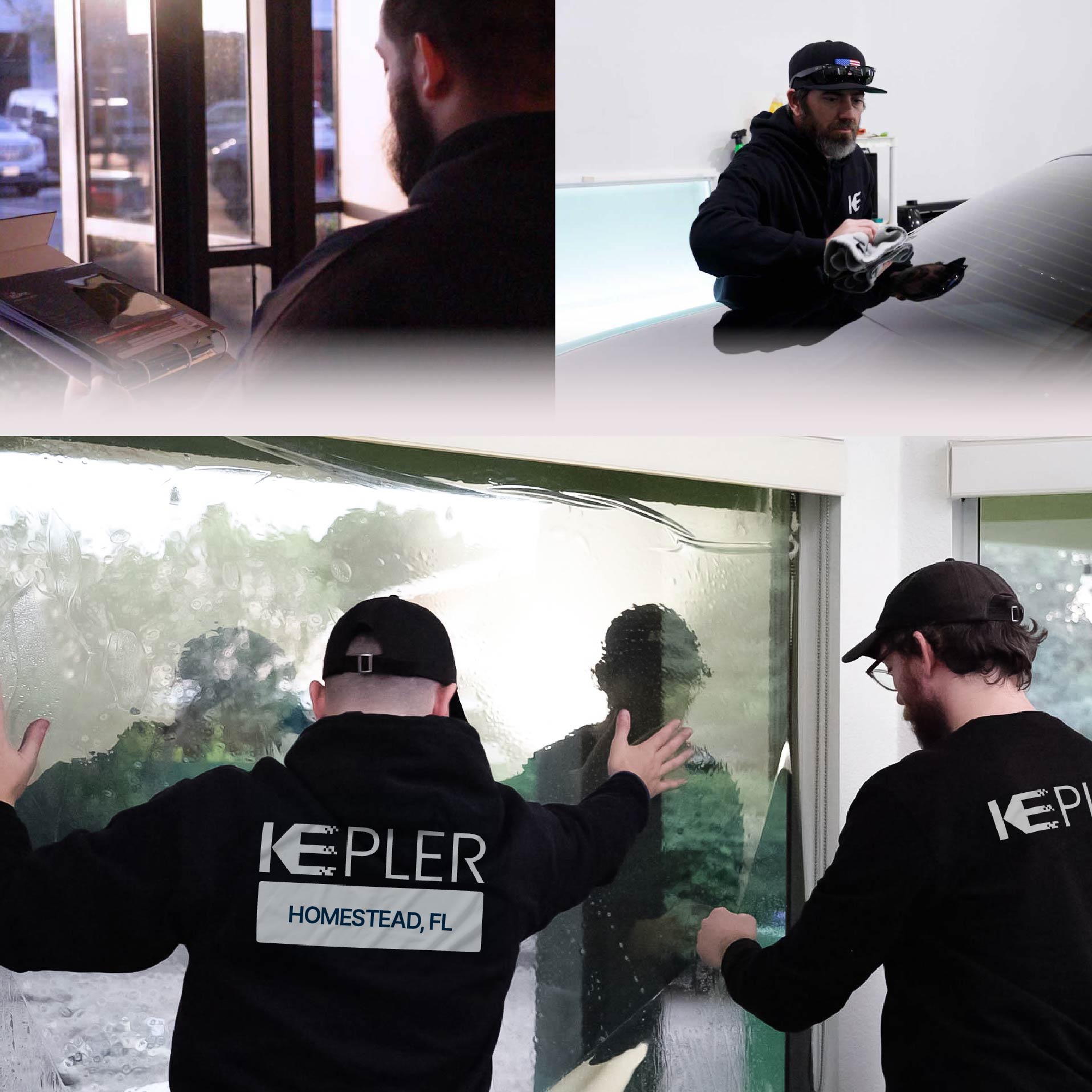 Kepler Specialist Performing Commercial Window Tinting in Homestead Homestead