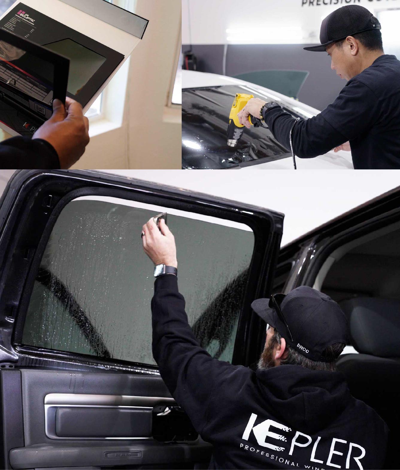 Kepler Window Tinting Specialists at Work in Deer Park, Texas