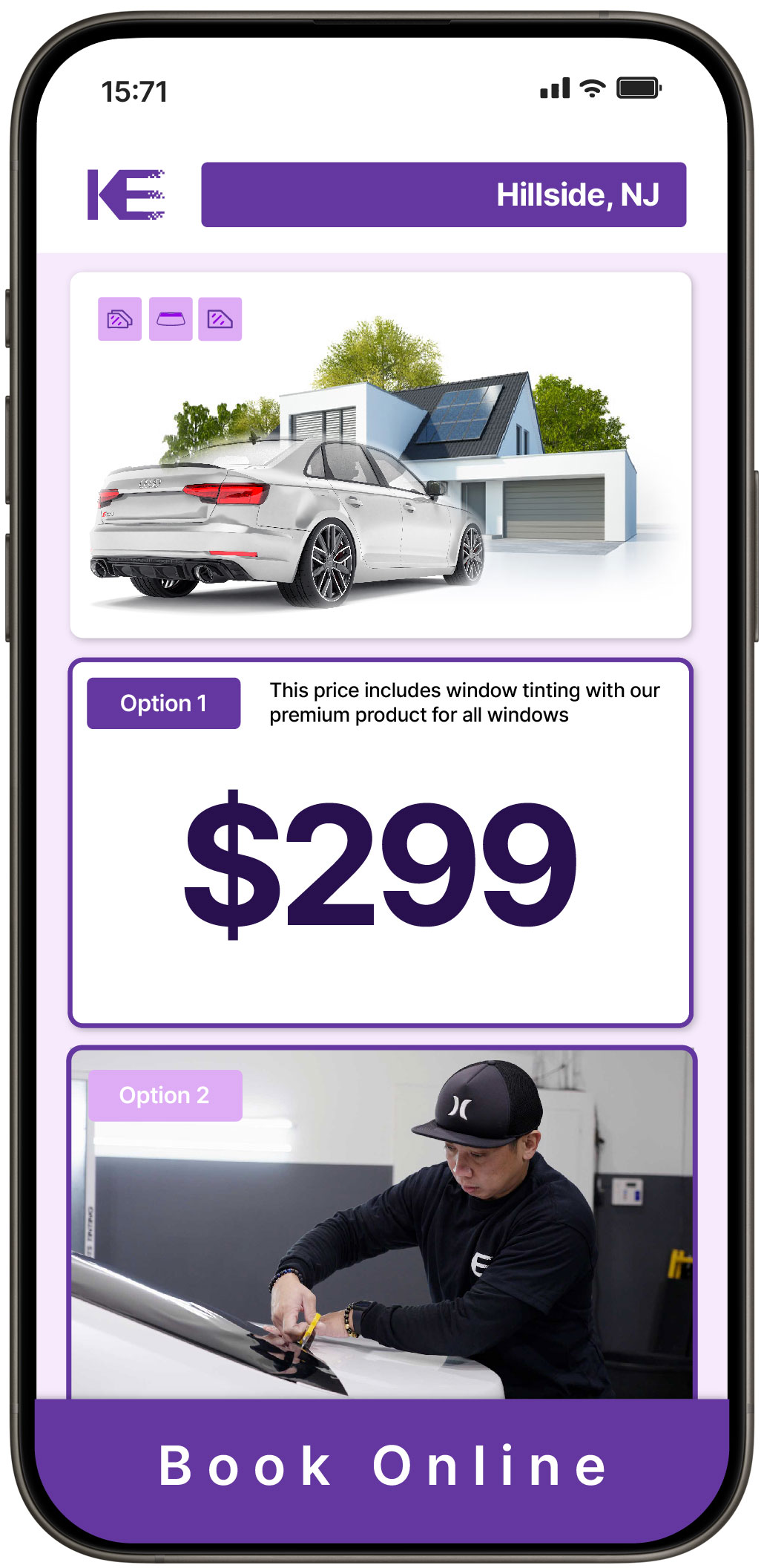 View Competitive Tesla Window Tinting Costs in Hillsborough, New Jersey