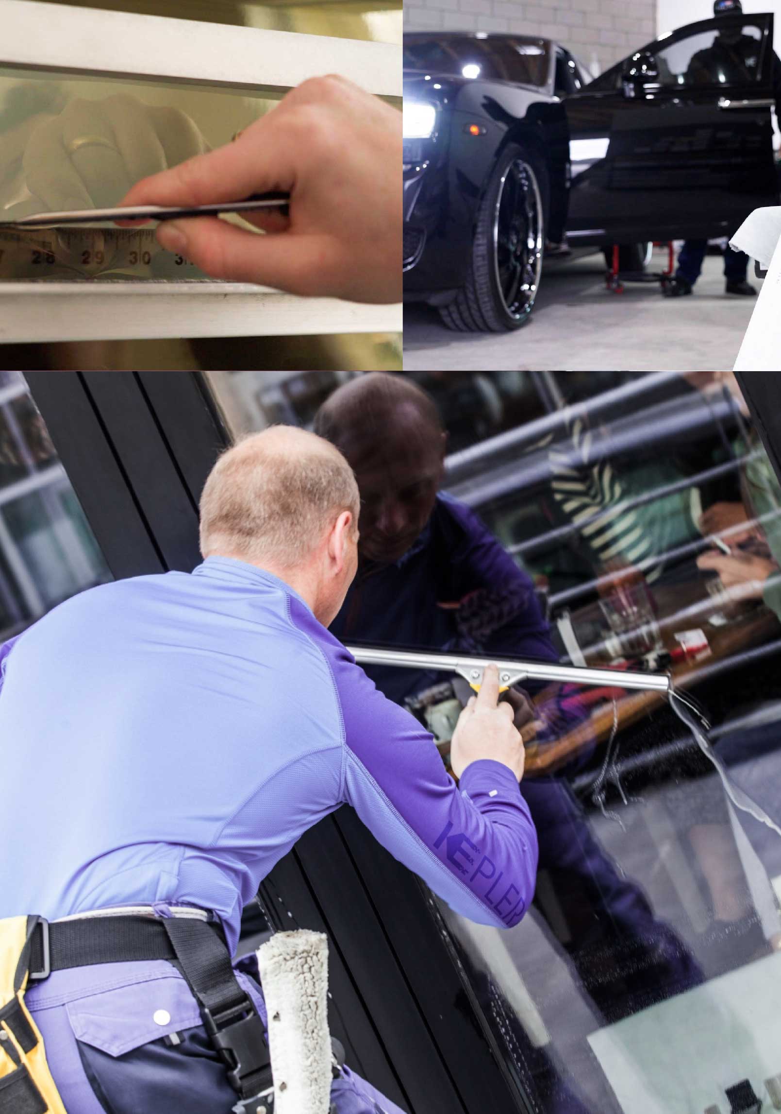 Kepler Expert Applying Anti-Graffiti Window Film to a Brookings Shop Front