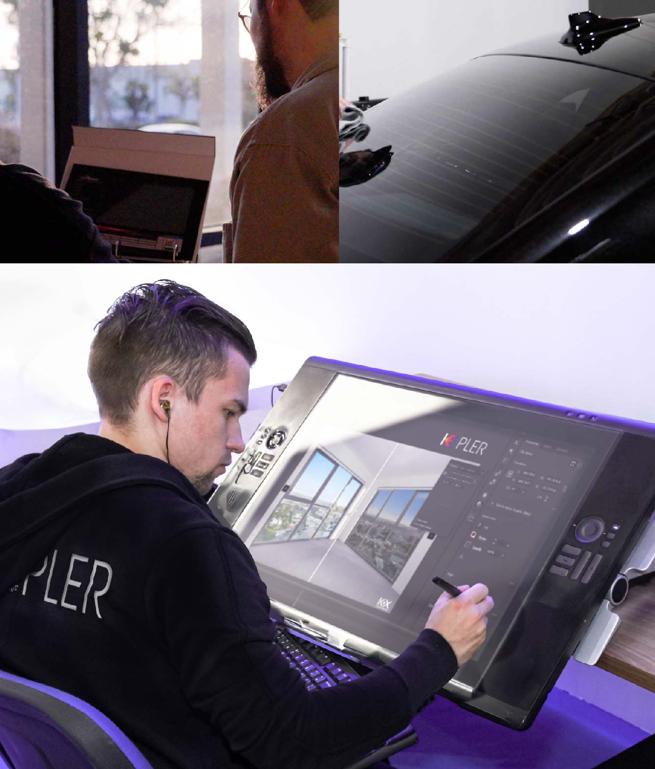 Kepler Specialist Performing Commercial Window Tinting in Alliance Alliance