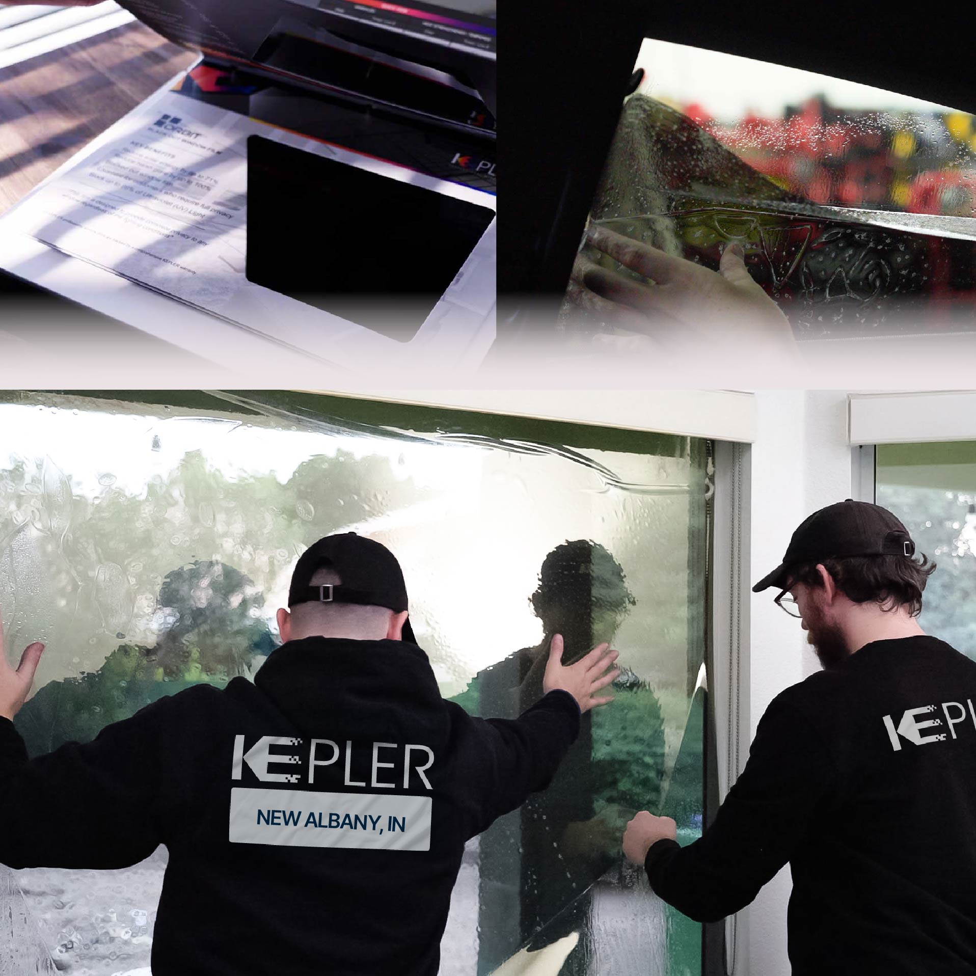 Kepler Specialist Performing Commercial Window Tinting in New Albany New Albany