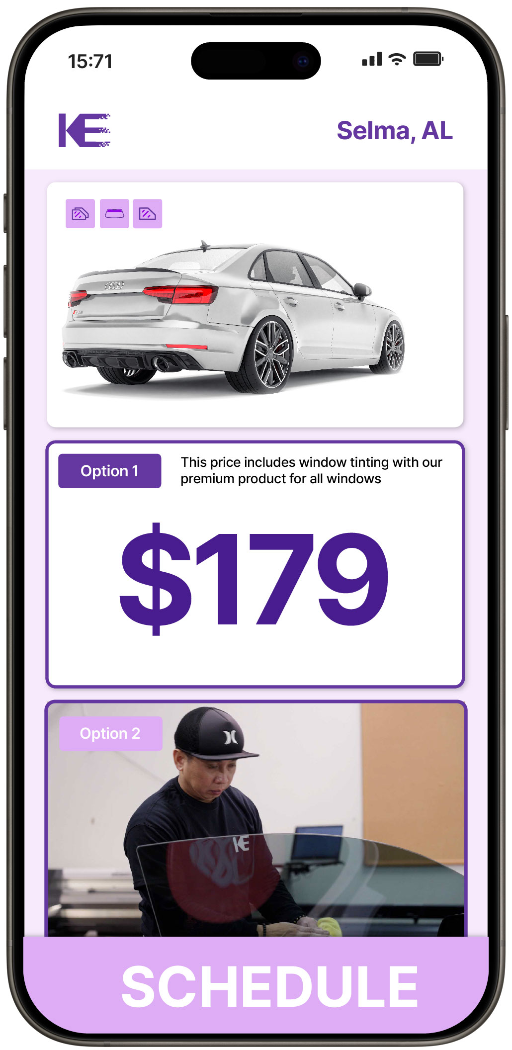 View Reasonable Car Window Tinting Rates in Selma, Alabama