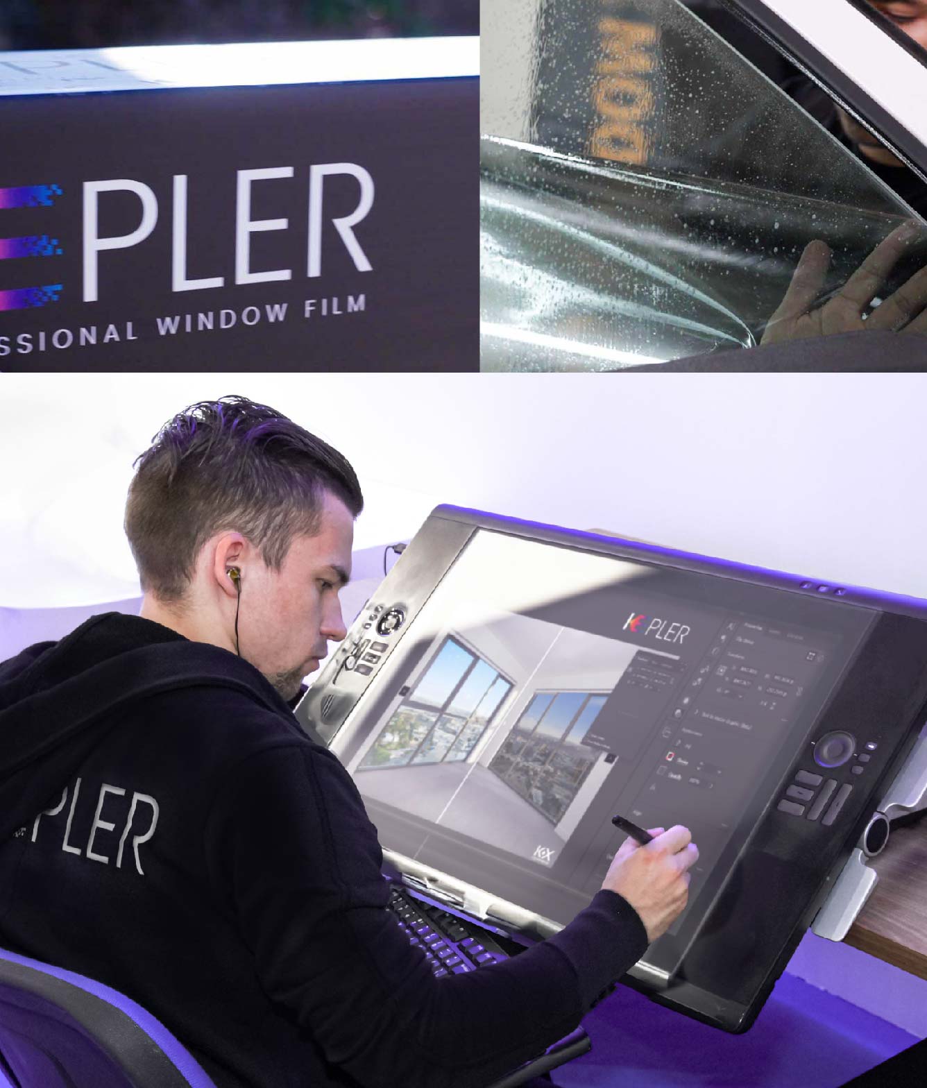 Kepler Specialist Performing Commercial Window Tinting in Chesapeake Chesapeake