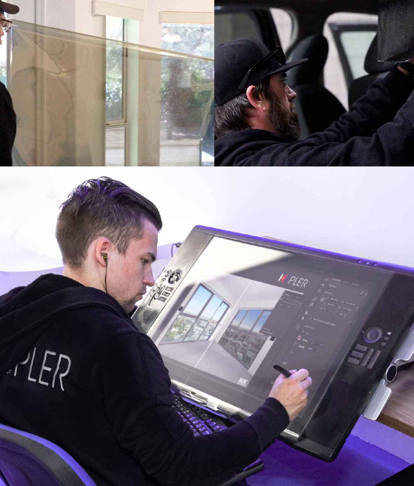 Kepler Specialist Performing Commercial Window Tinting in Placentia Placentia