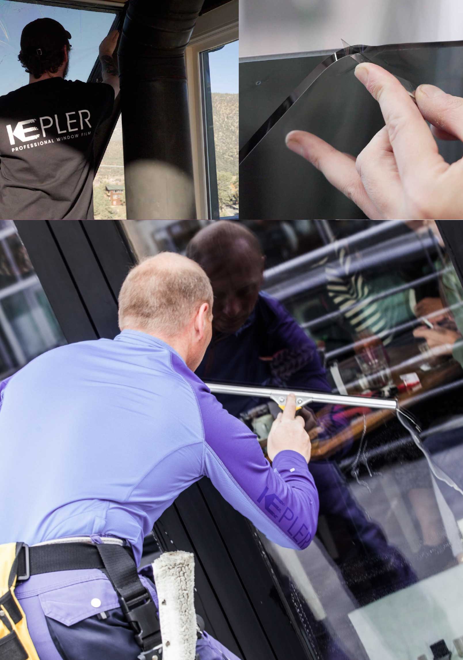 Kepler Expert Applying Anti-Graffiti Window Film to a Madison Shop Front