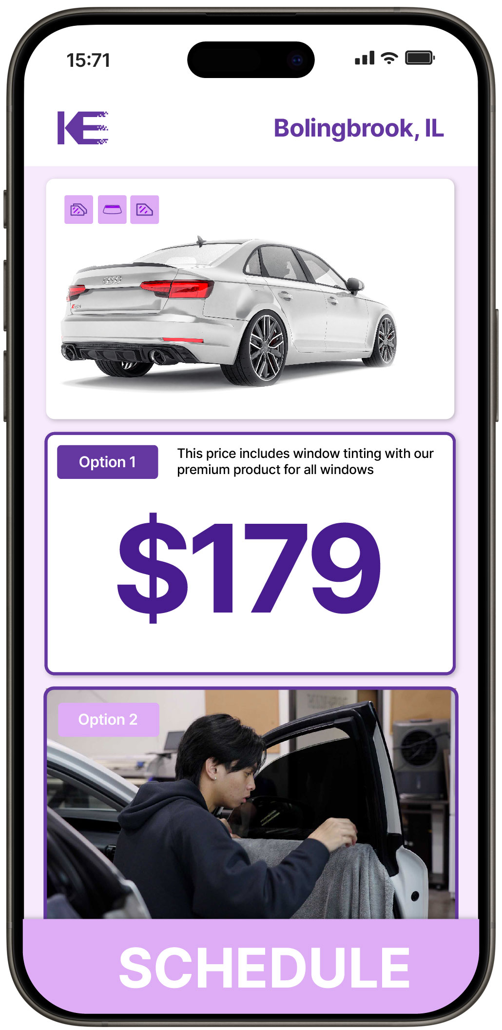 View Affordable Car Window Tinting Prices in Bolingbrook, Illinois