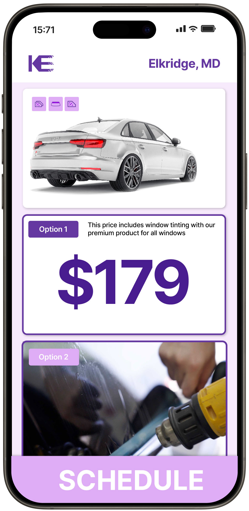 View Affordable Car Window Tinting Costs in Elkridge, Maryland
