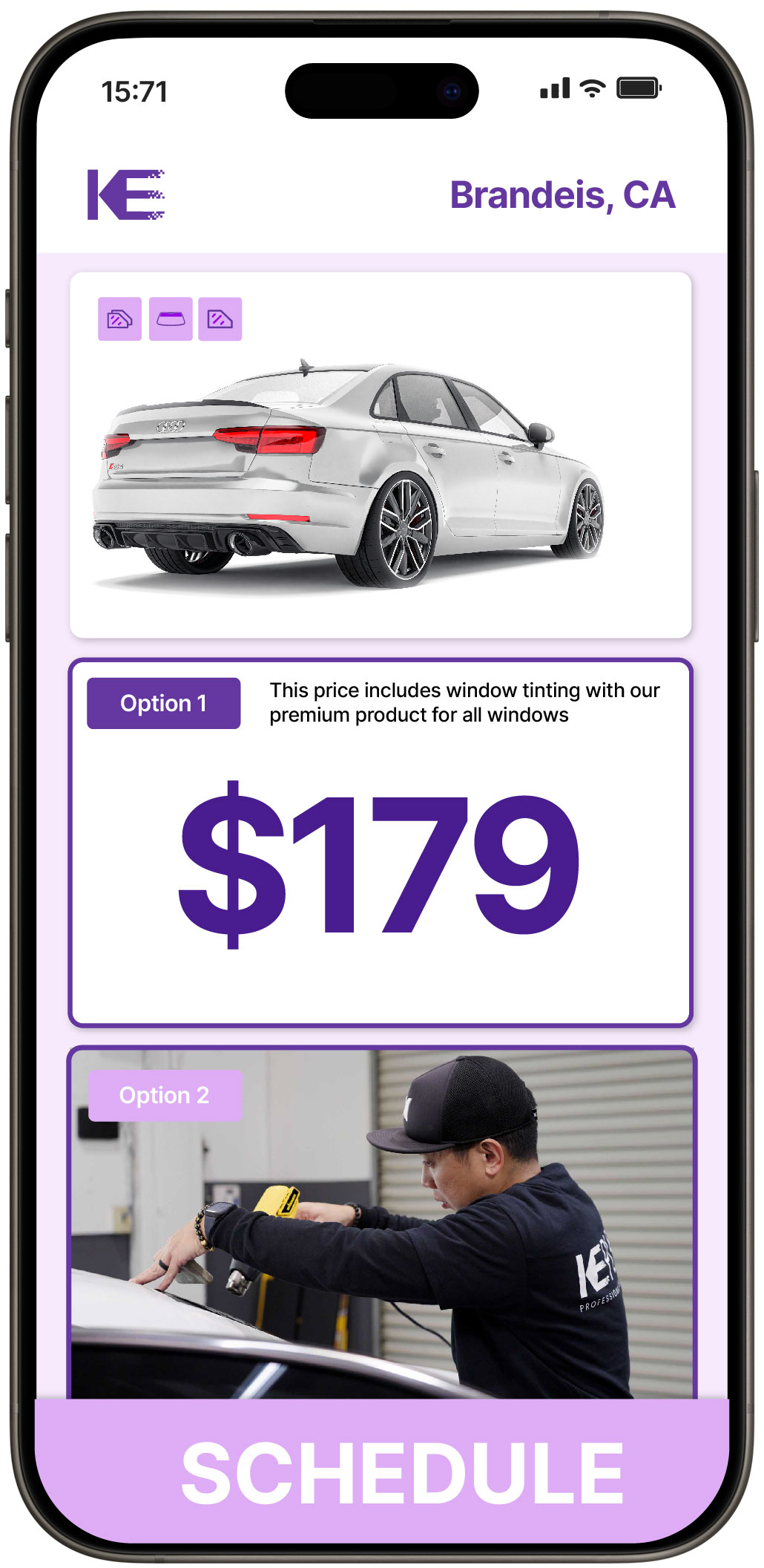 View Affordable Car Window Tinting Rates in Brandeis, California