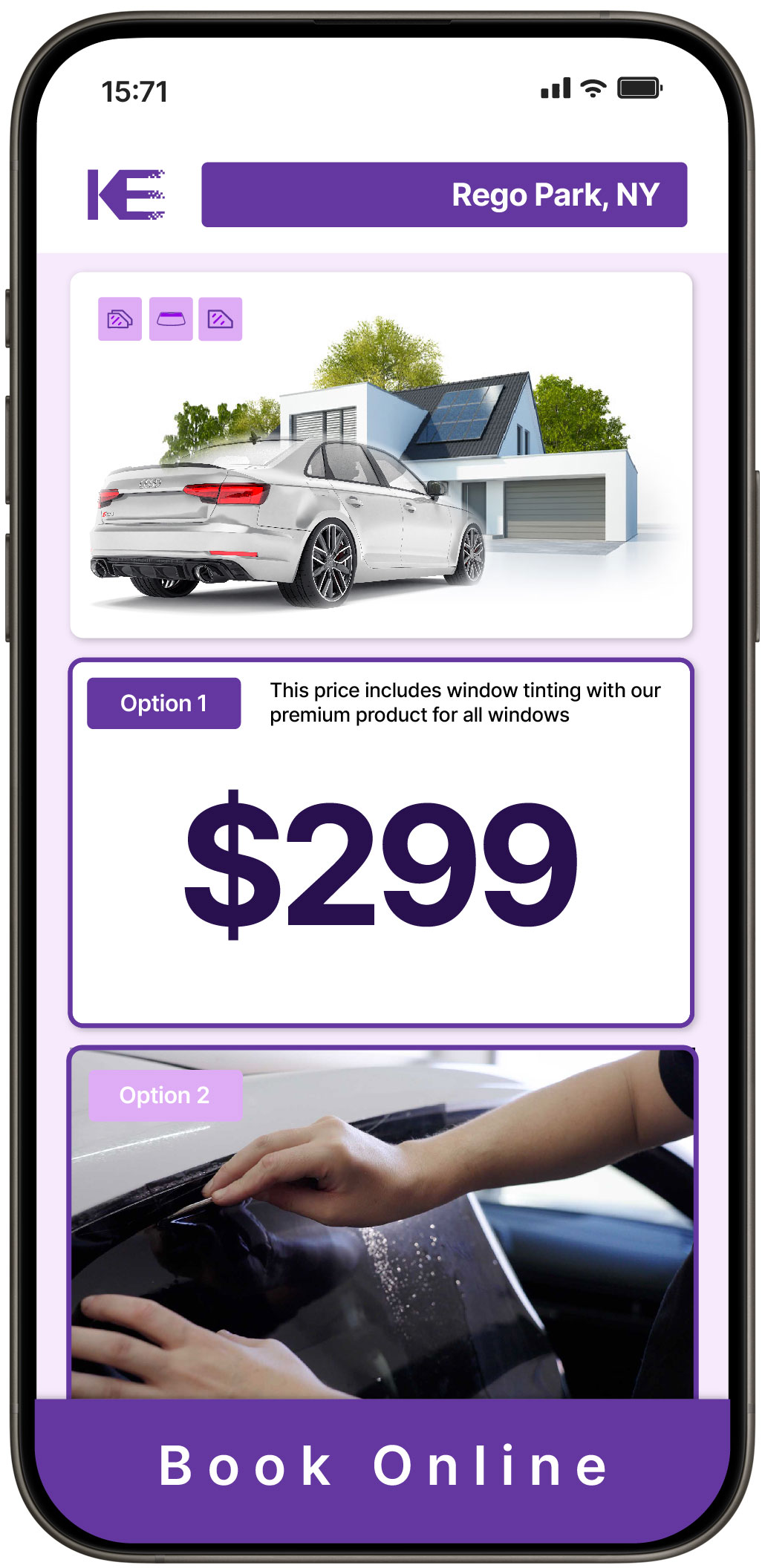 View Competitive Tesla Window Tinting Prices in Ithaca, New York
