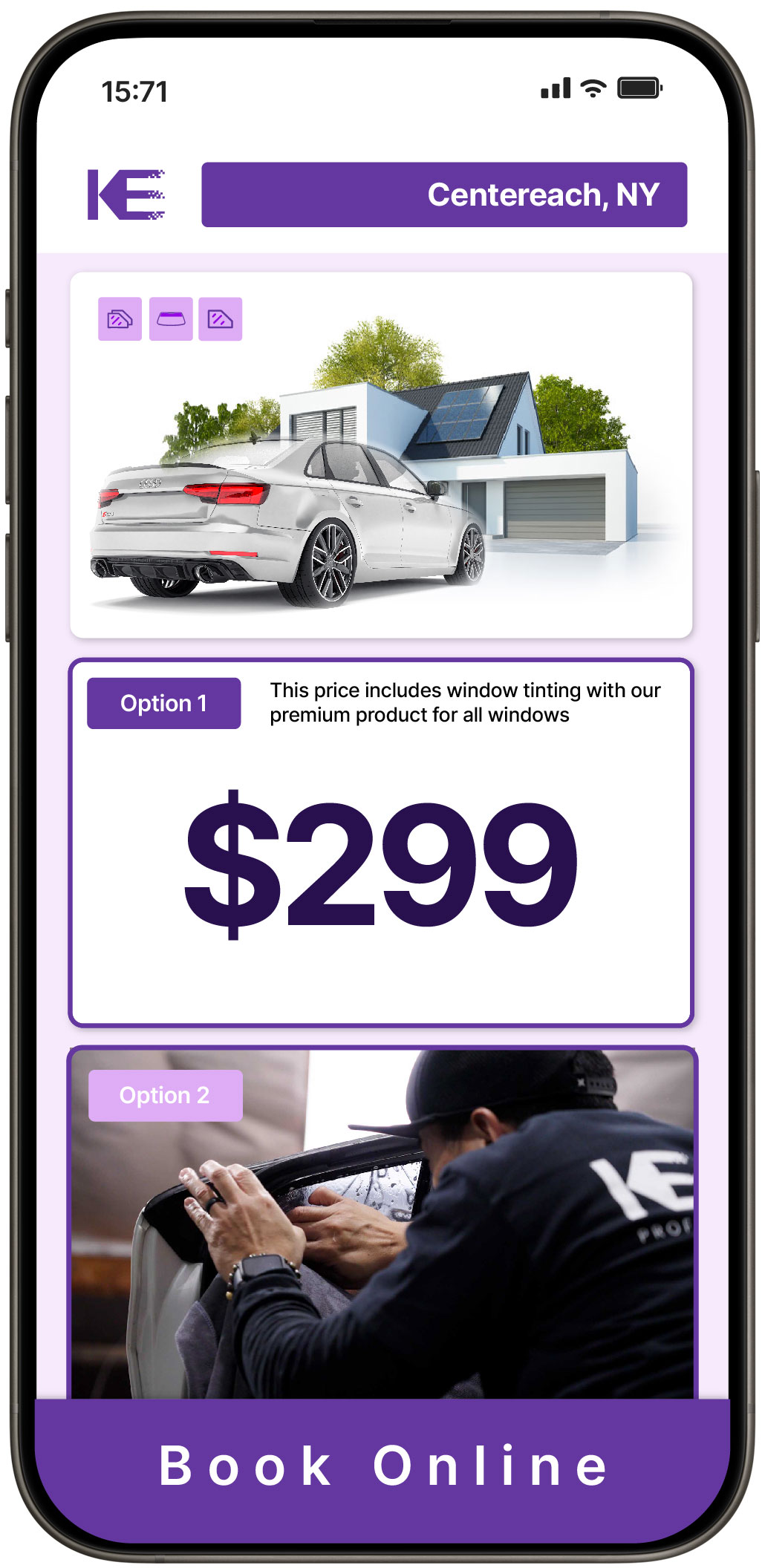 View Competitive Window Tinting Prices in Centereach, New York