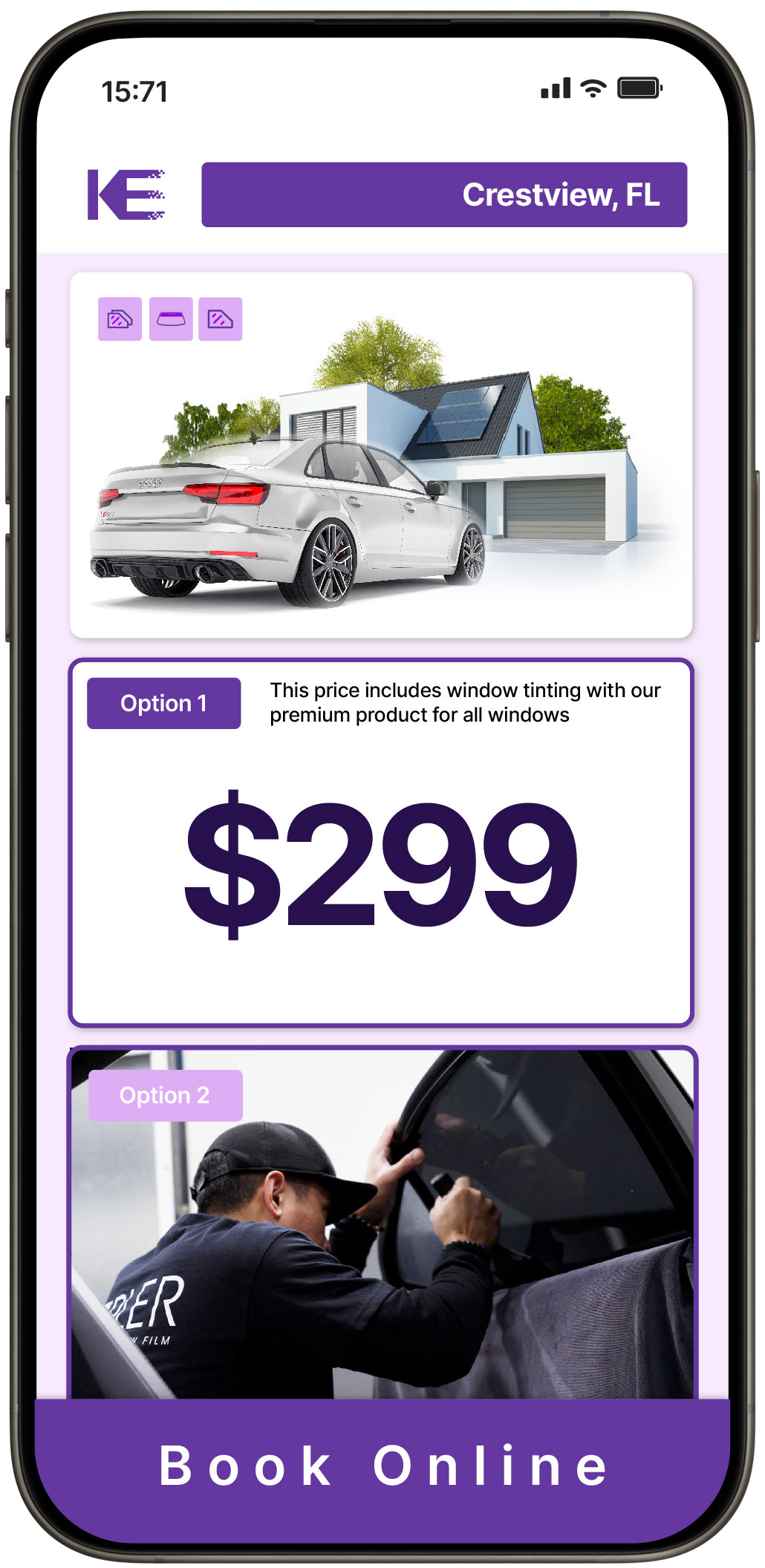 View Affordable Tesla Window Tinting Rates in Vero Beach, Florida