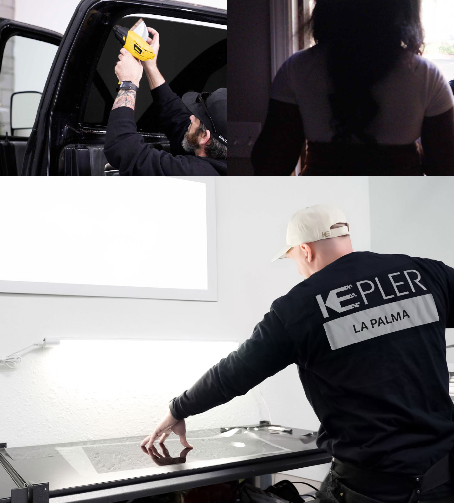 Window Tinting Specialist Cutting Film in La Palma, California