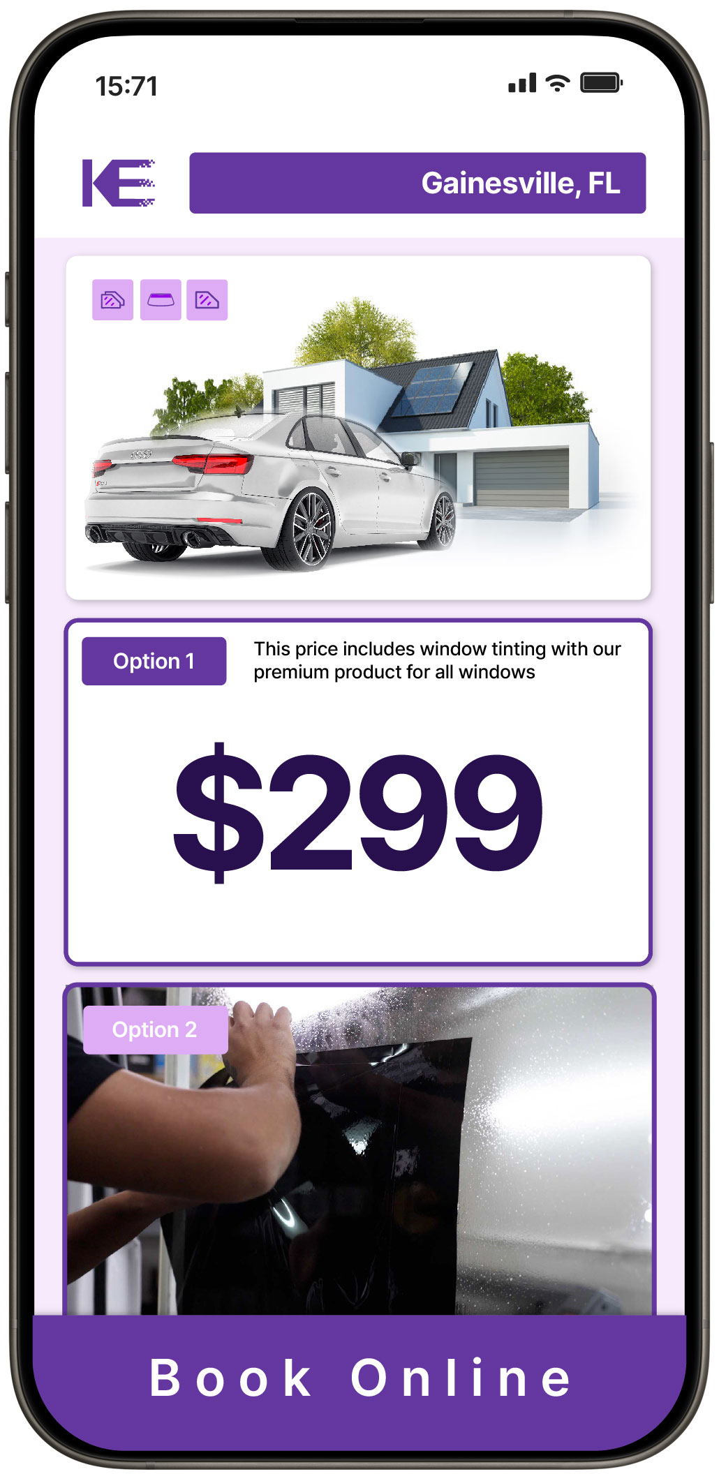 View Affordable Tesla Window Tinting Costs in Coral Springs, Florida