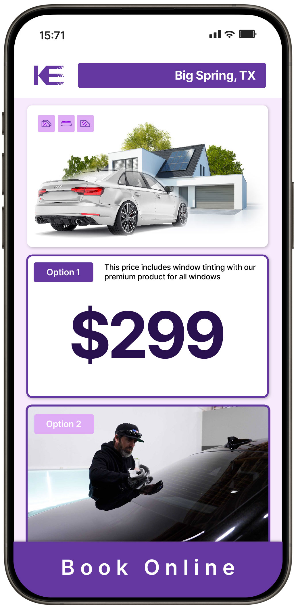 View Competitive Window Tinting Prices in Big Spring, Texas