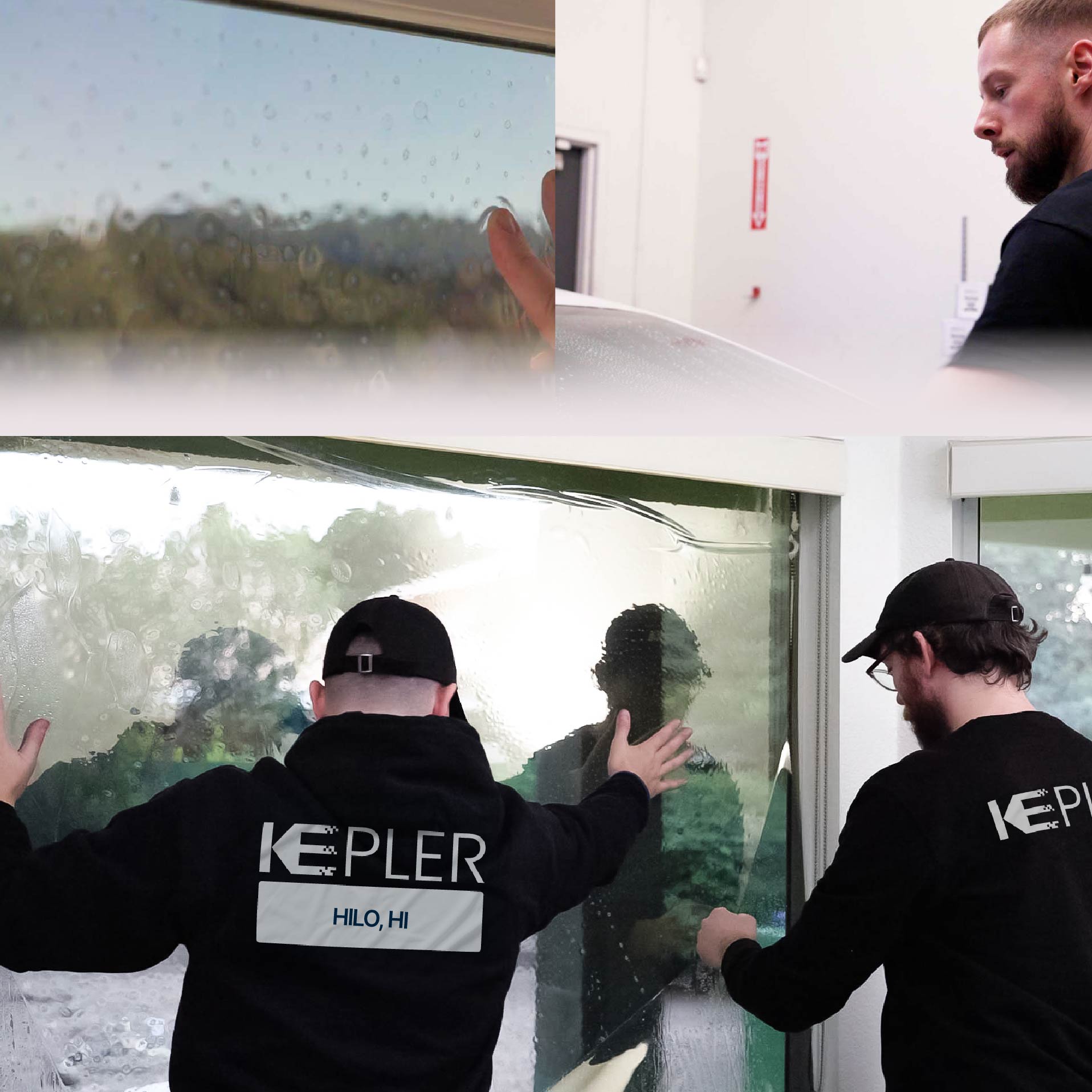 Kepler Specialist Performing Commercial Window Tinting in Hilo Hilo