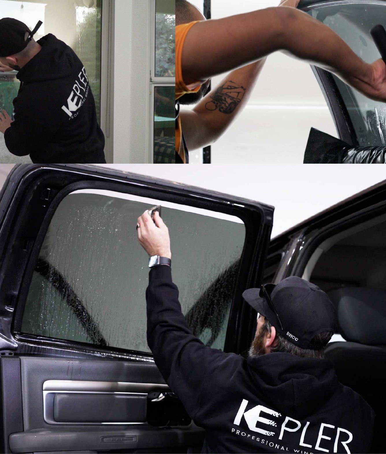 Kepler Window Tinting Specialists at Work in West Des Moines, Iowa