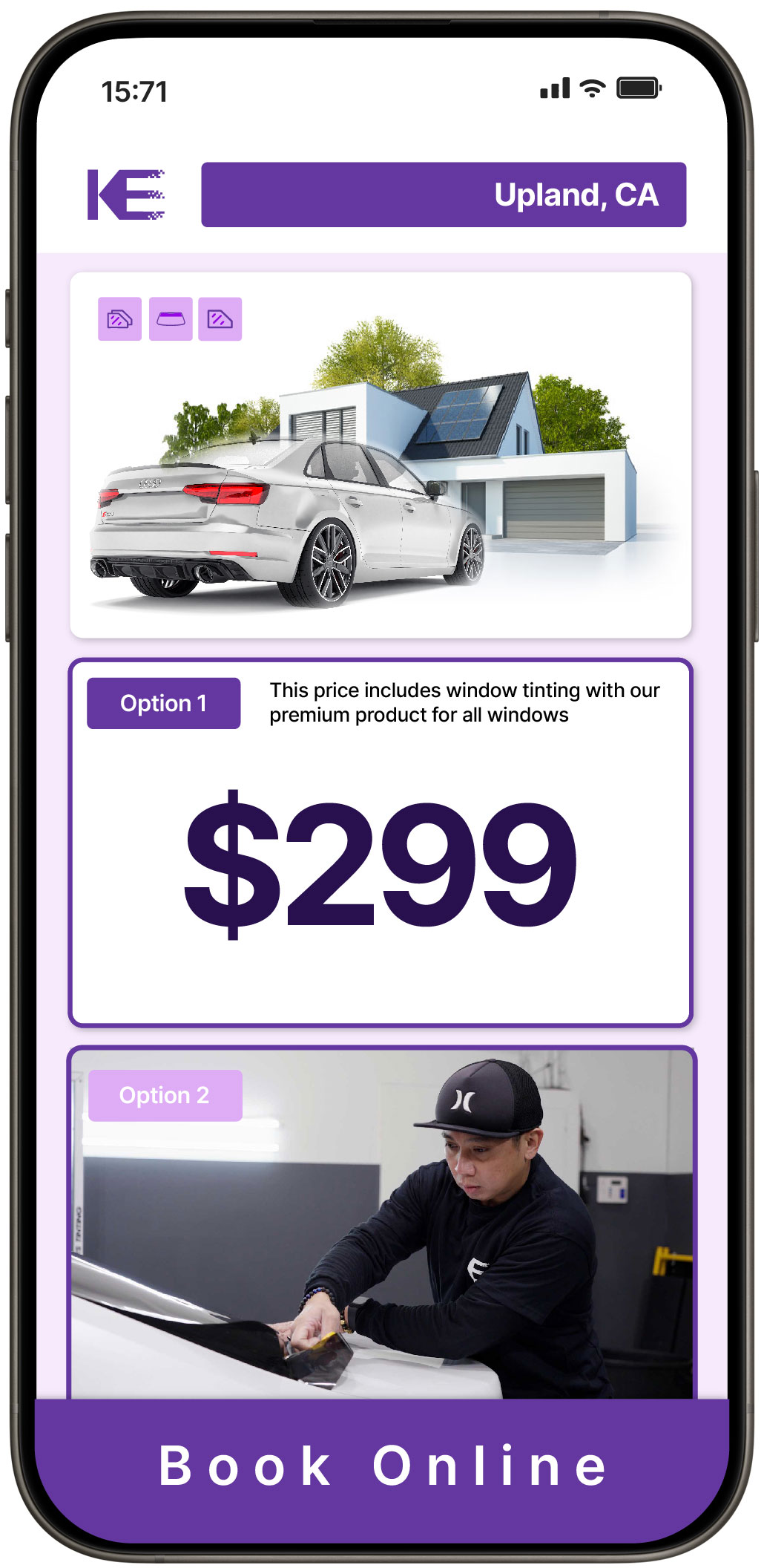 View Competitive Window Tinting Prices in Upland, California