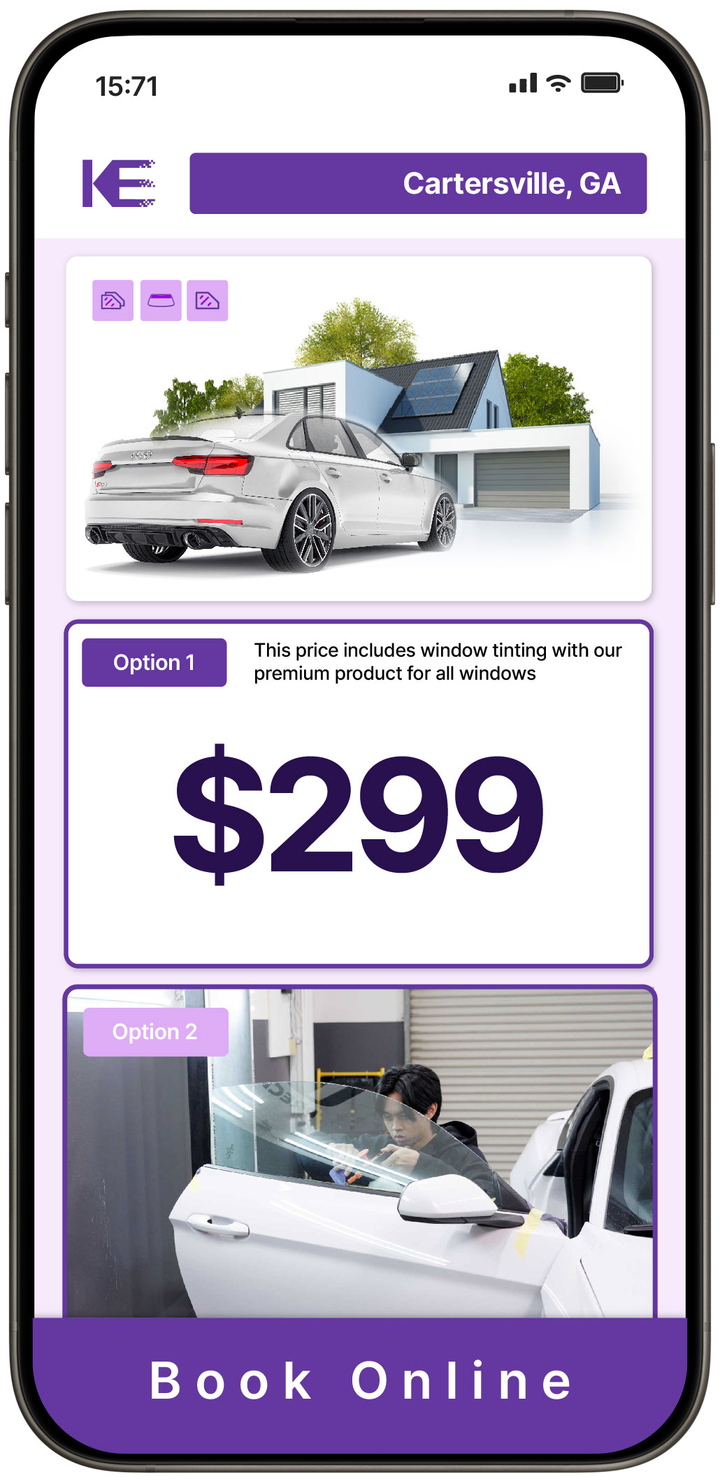 View Reasonable Tesla Window Tinting Costs in Dublin, Georgia