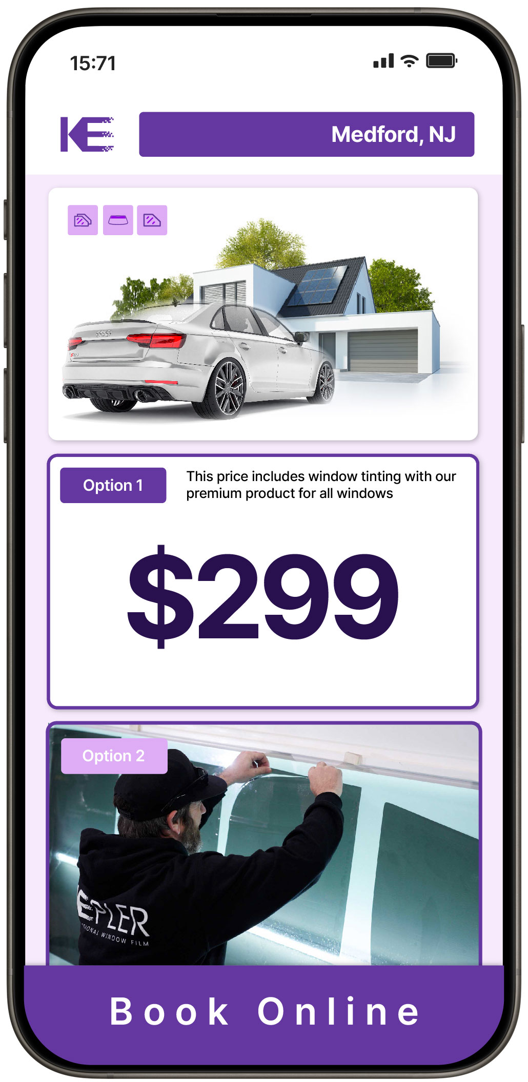 View Competitive Window Tinting Prices in Medford, New Jersey