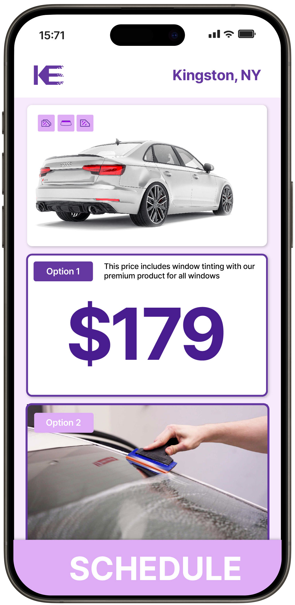 View Reasonable Car Window Tinting Rates in Kingston, New York