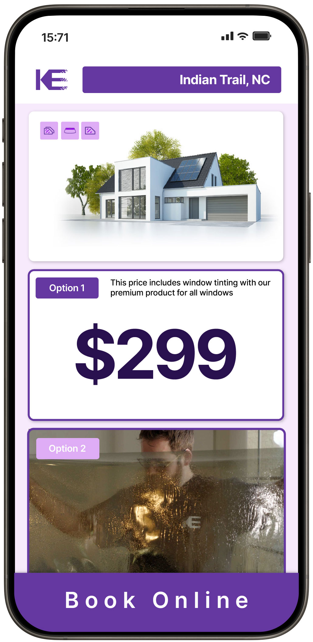 View Affordable Home Window Tinting Prices in Indian Trail, North Carolina