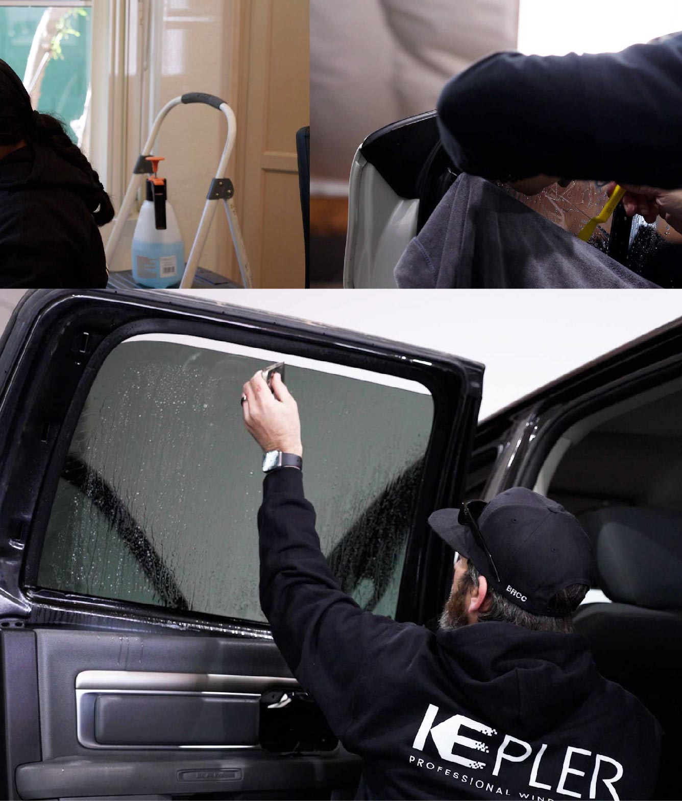 Kepler Window Tinting Specialists at Work in Macomb, Michigan