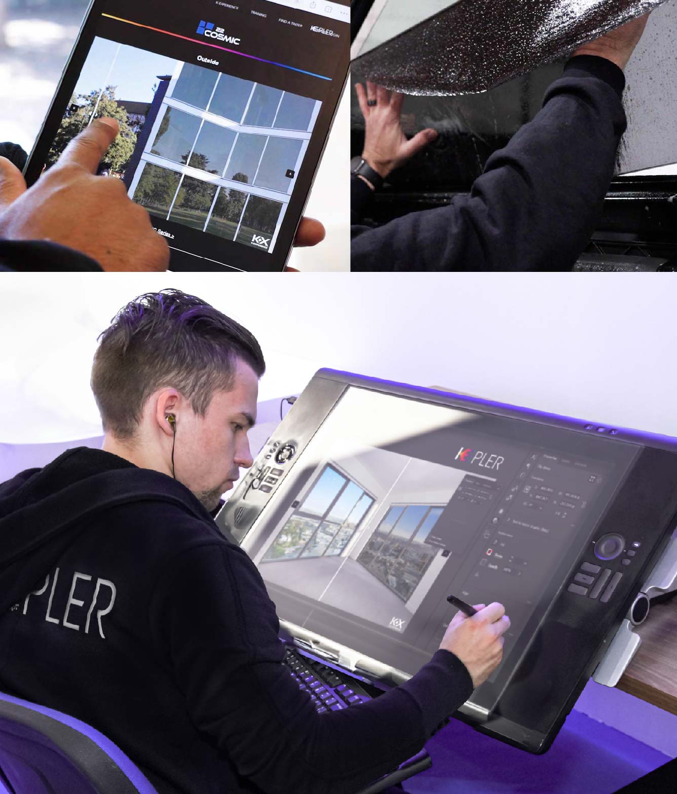 Kepler Specialist Performing Commercial Window Tinting in Mesquite Mesquite