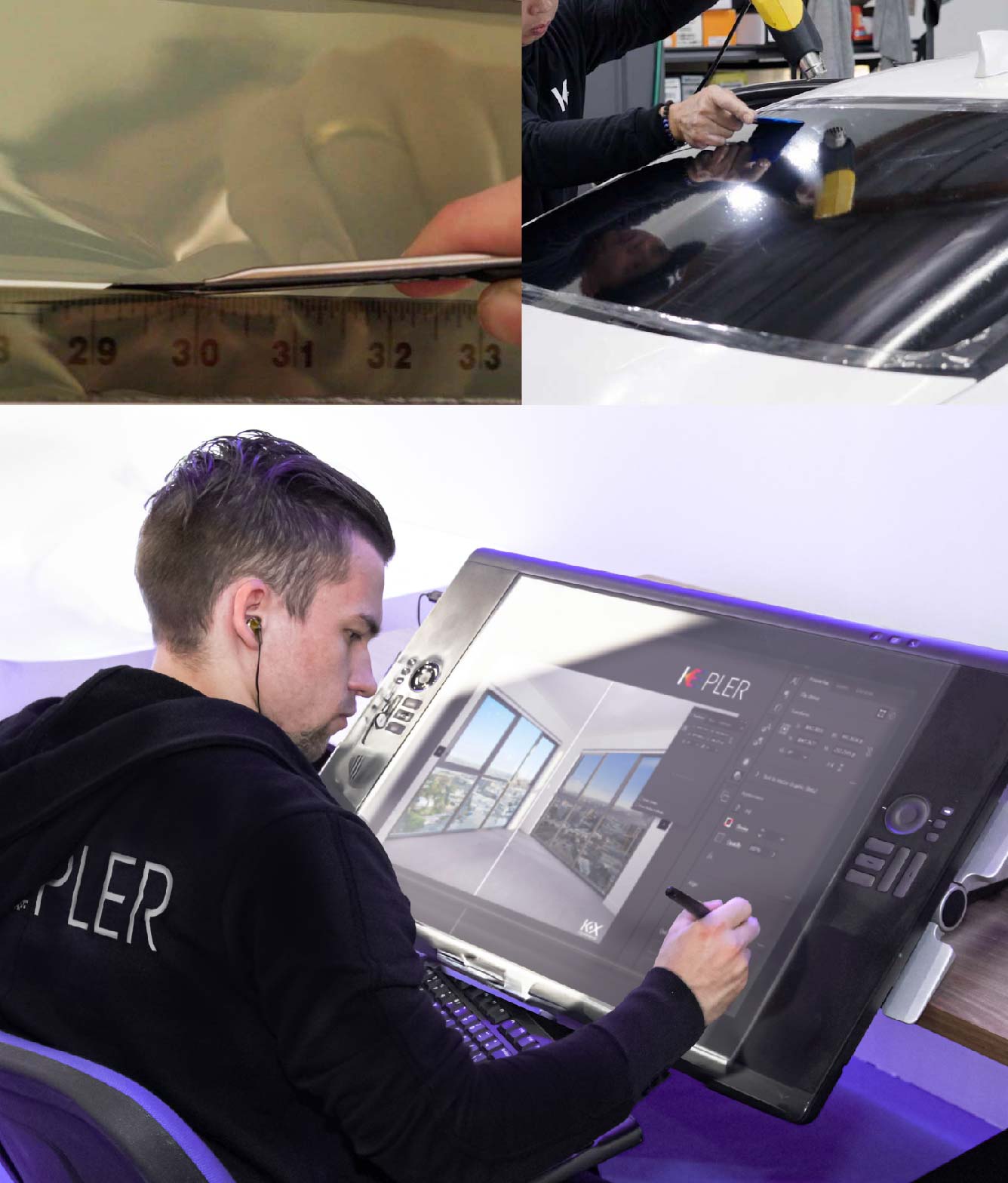 Kepler Specialist Performing Commercial Window Tinting in Clemmons Clemmons