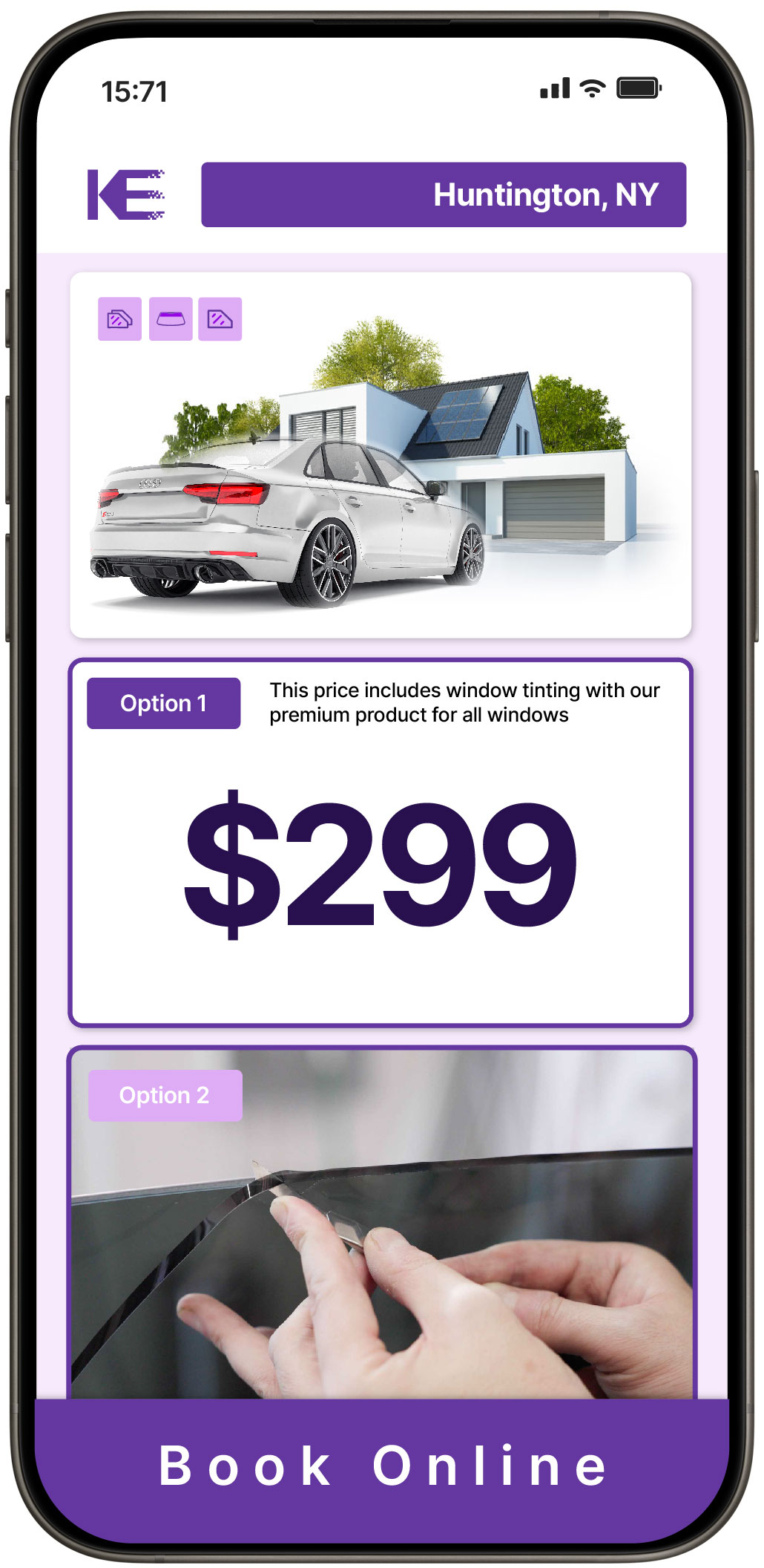 View Competitive Window Tinting Prices in Huntington, New York