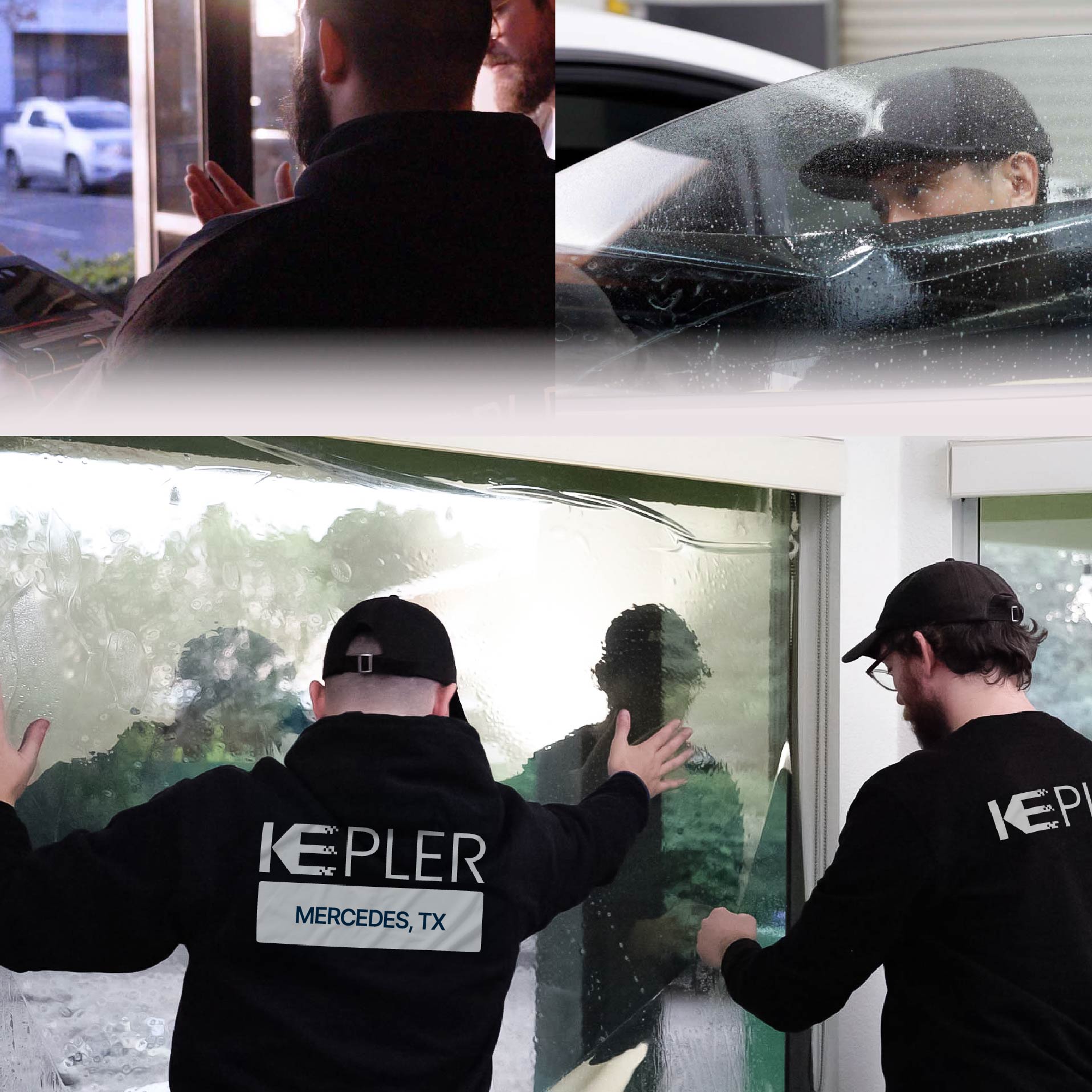 Kepler Specialist Performing Commercial Window Tinting in Mercedes Mercedes