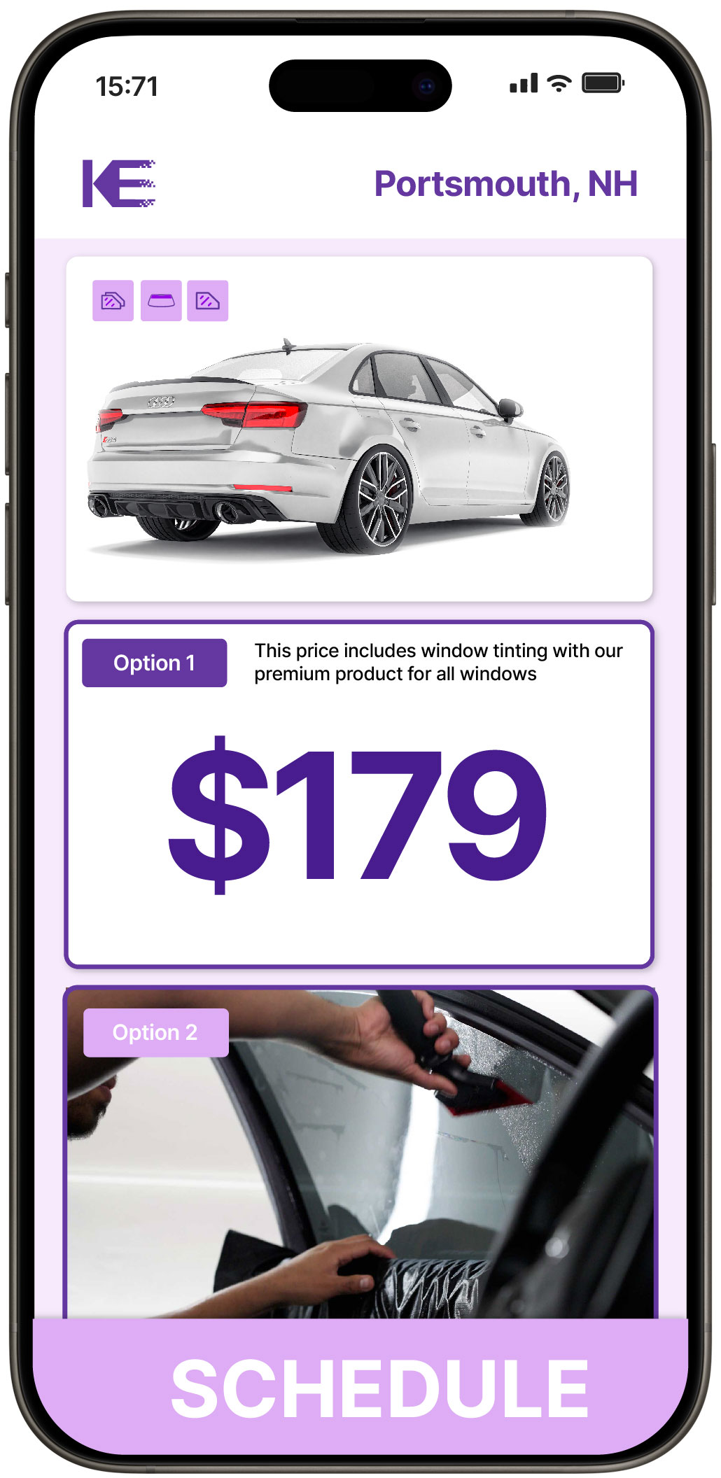 View Affordable Car Window Tinting Rates in Portsmouth, New Hampshire