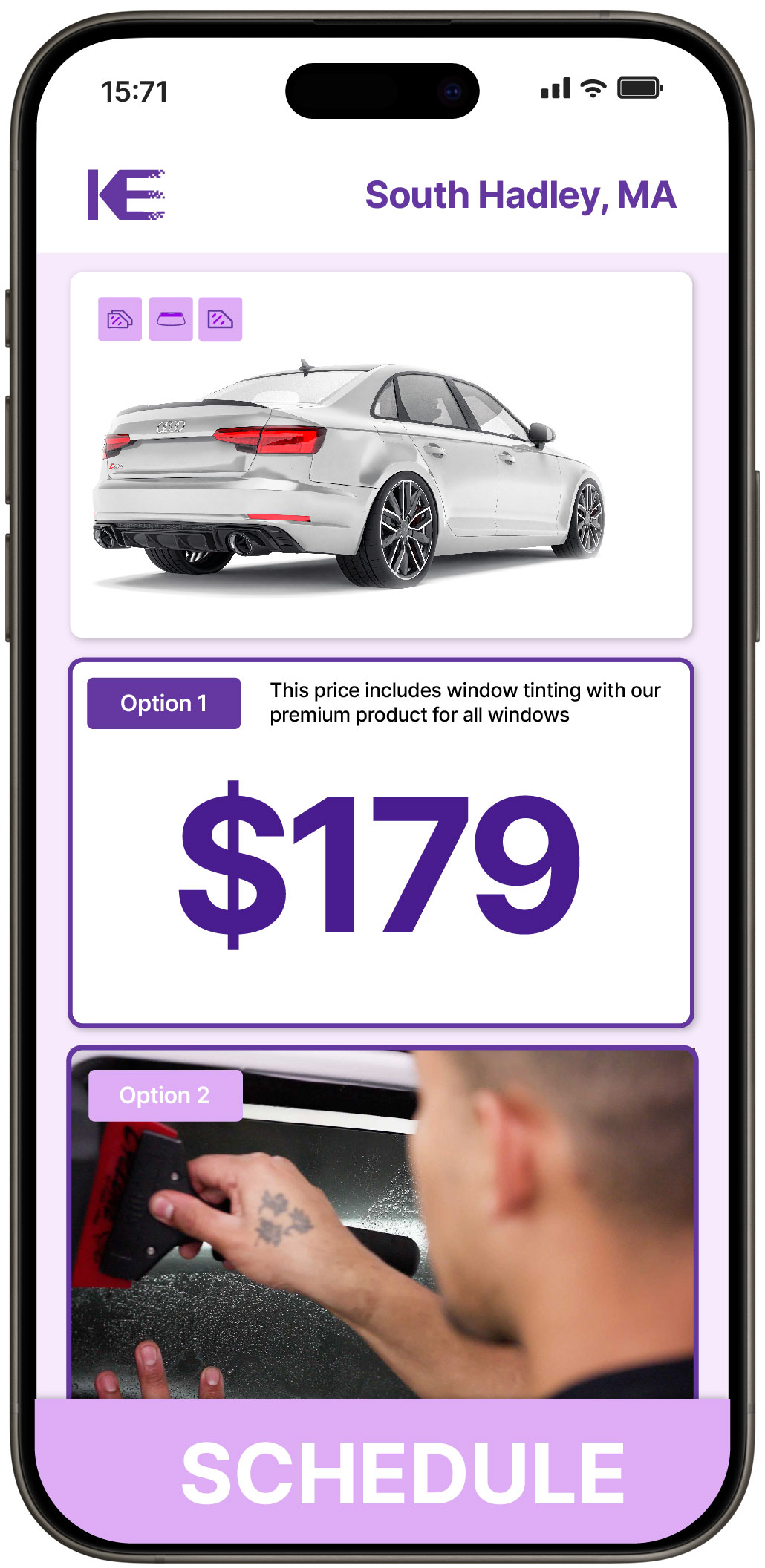 View Competitive Car Window Tinting Costs in South Hadley, Massachusetts