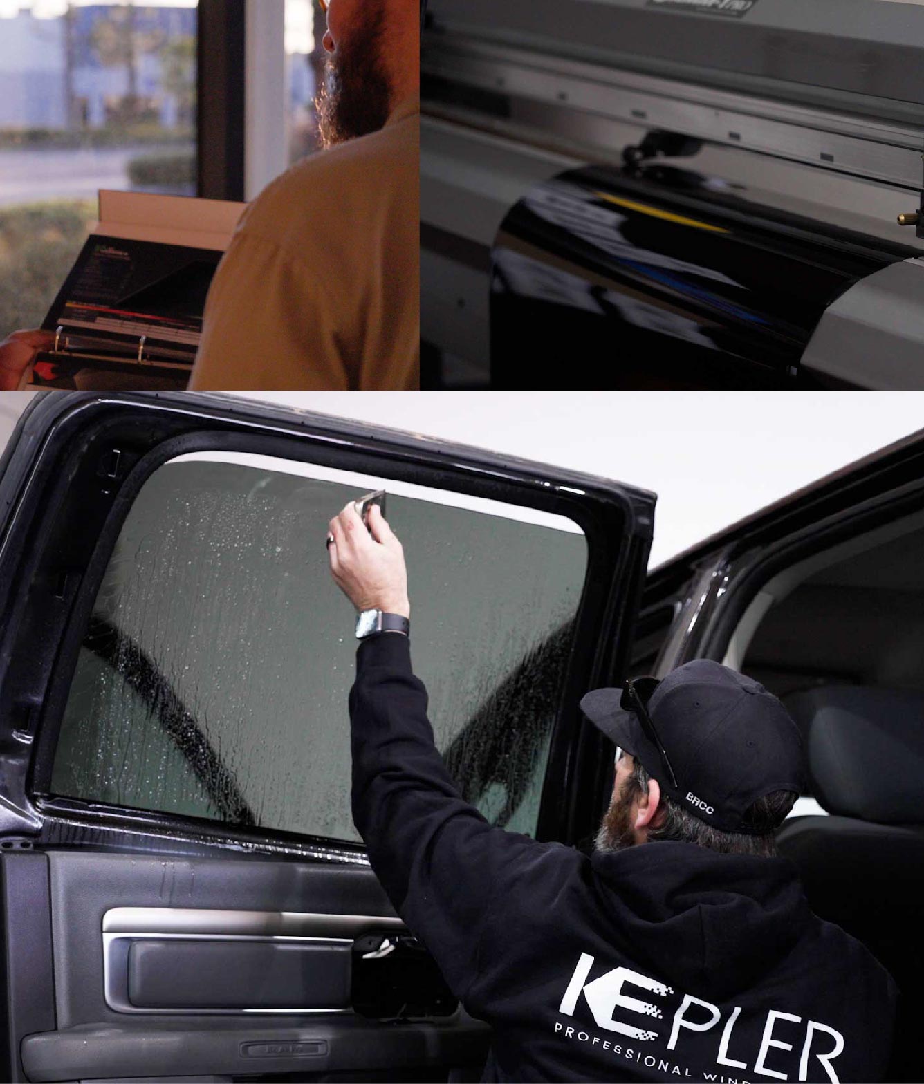 Kepler Window Tinting Specialists at Work in Madisonville, Kentucky