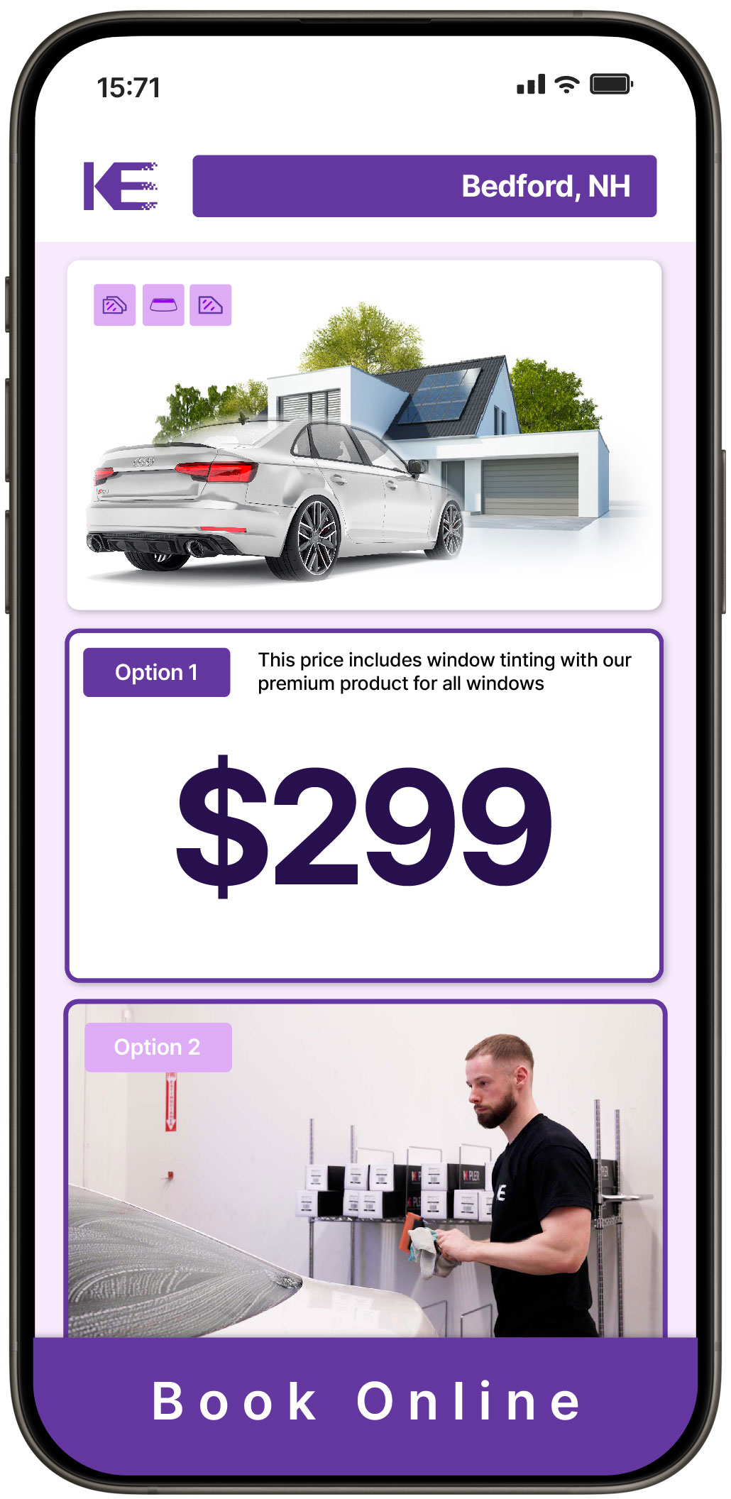 View Reasonable Tesla Window Tinting Prices in Portsmouth, New Hampshire