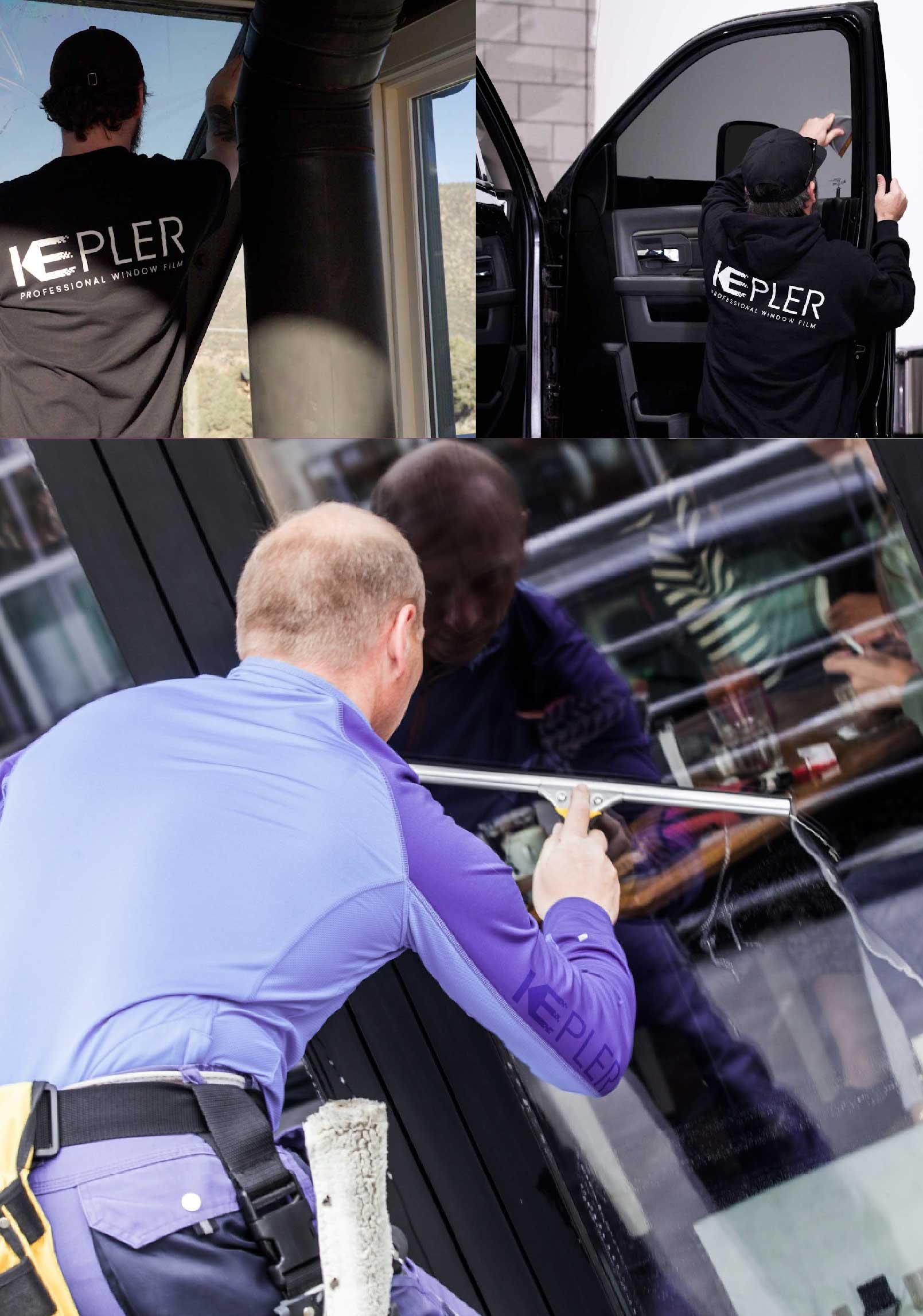 Kepler Expert Applying Anti-Graffiti Window Film to a Clifton Shop Front