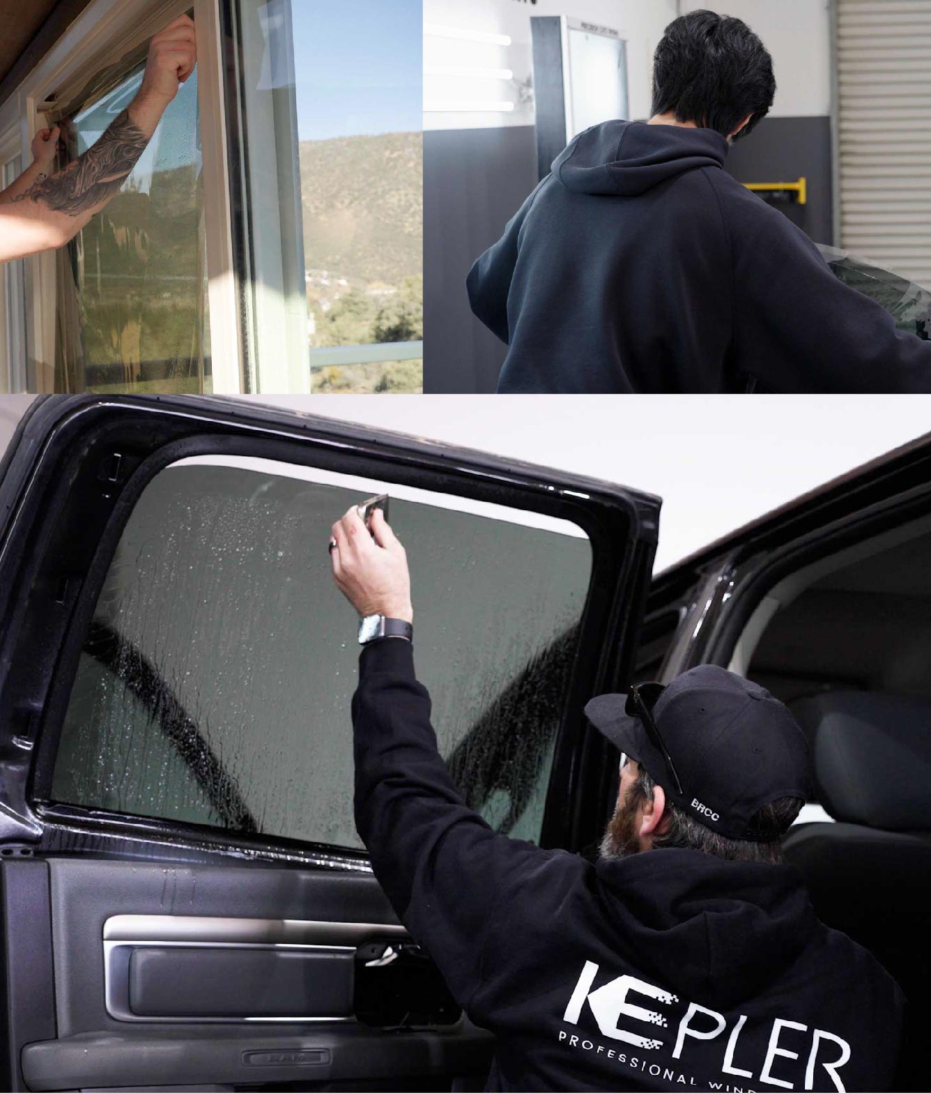Kepler Window Tinting Specialists at Work in Saint Michael, Minnesota