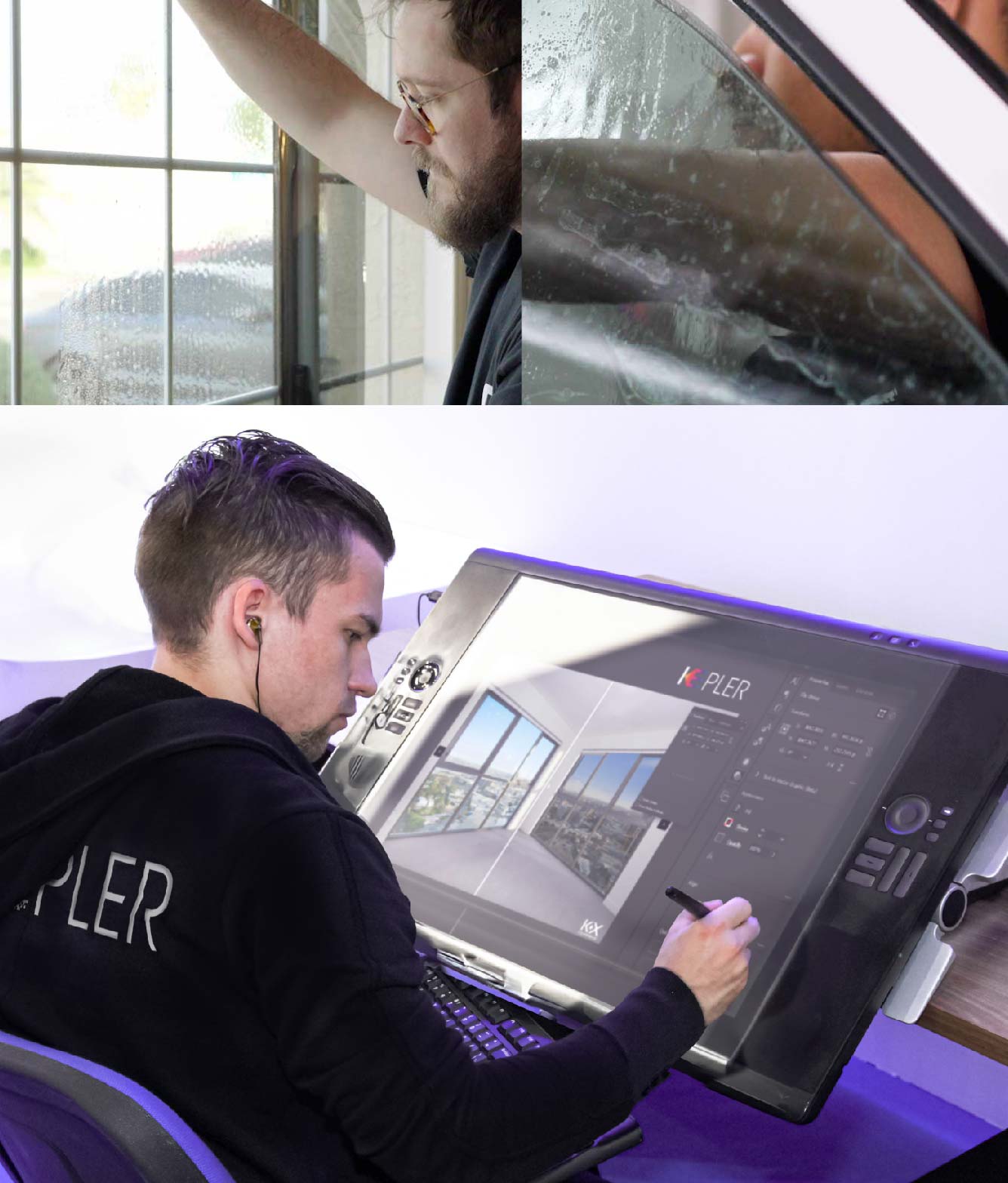 Kepler Specialist Performing Commercial Window Tinting in Norfolk Norfolk